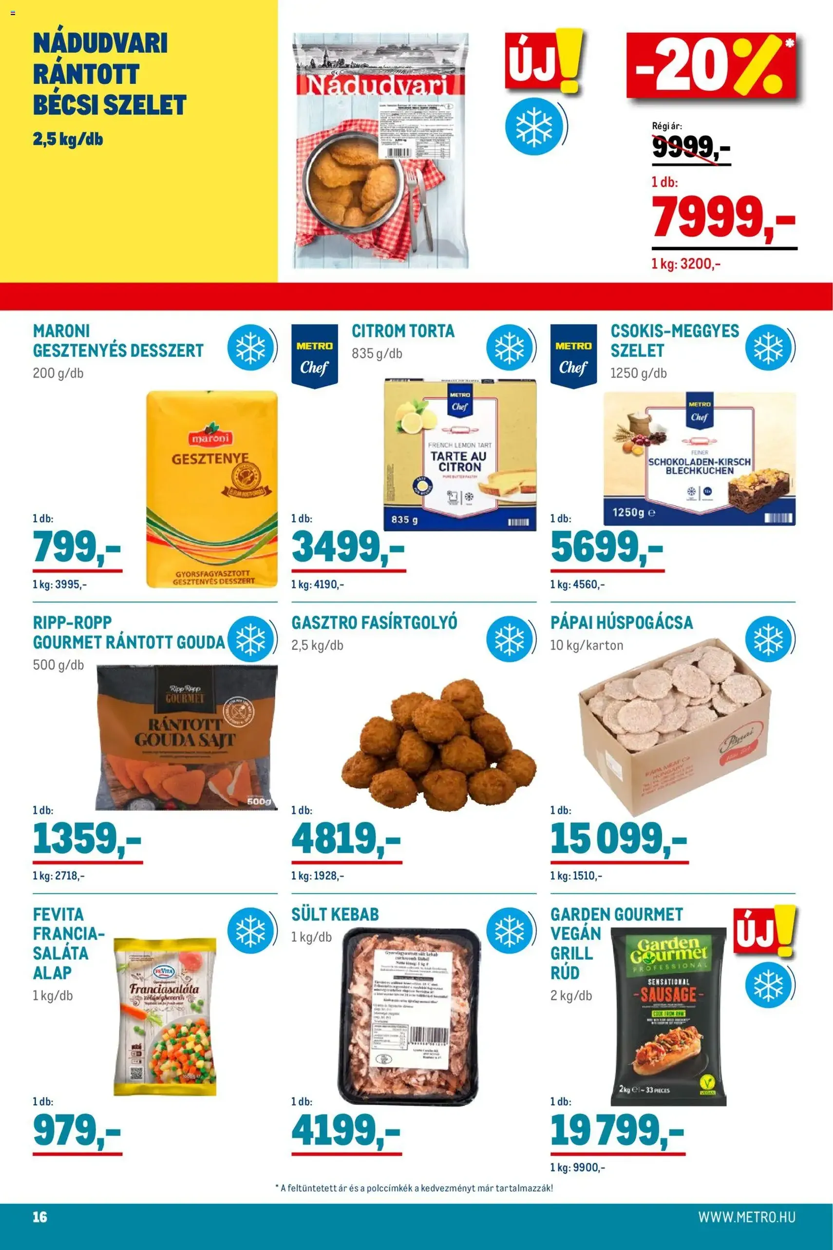 Metro - Élelmiszer és Szezonális katalógus 2025/11 - 2025.11.02. érvényes szórólap 16 oldal 33 oldalból