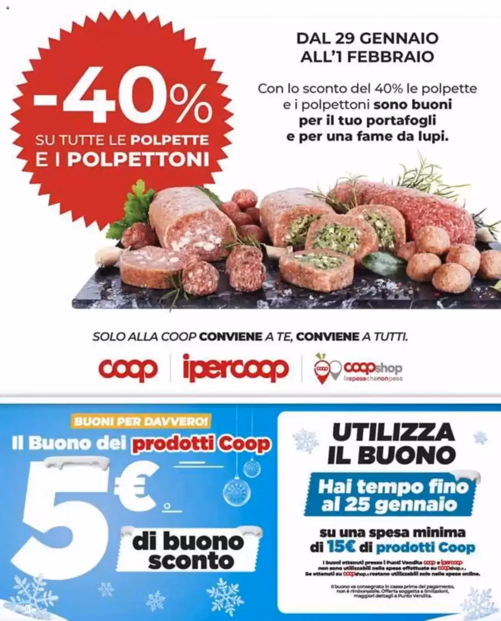 Volantino COOP - volantino valido dal 22/01/2026 pagina 6 di 31