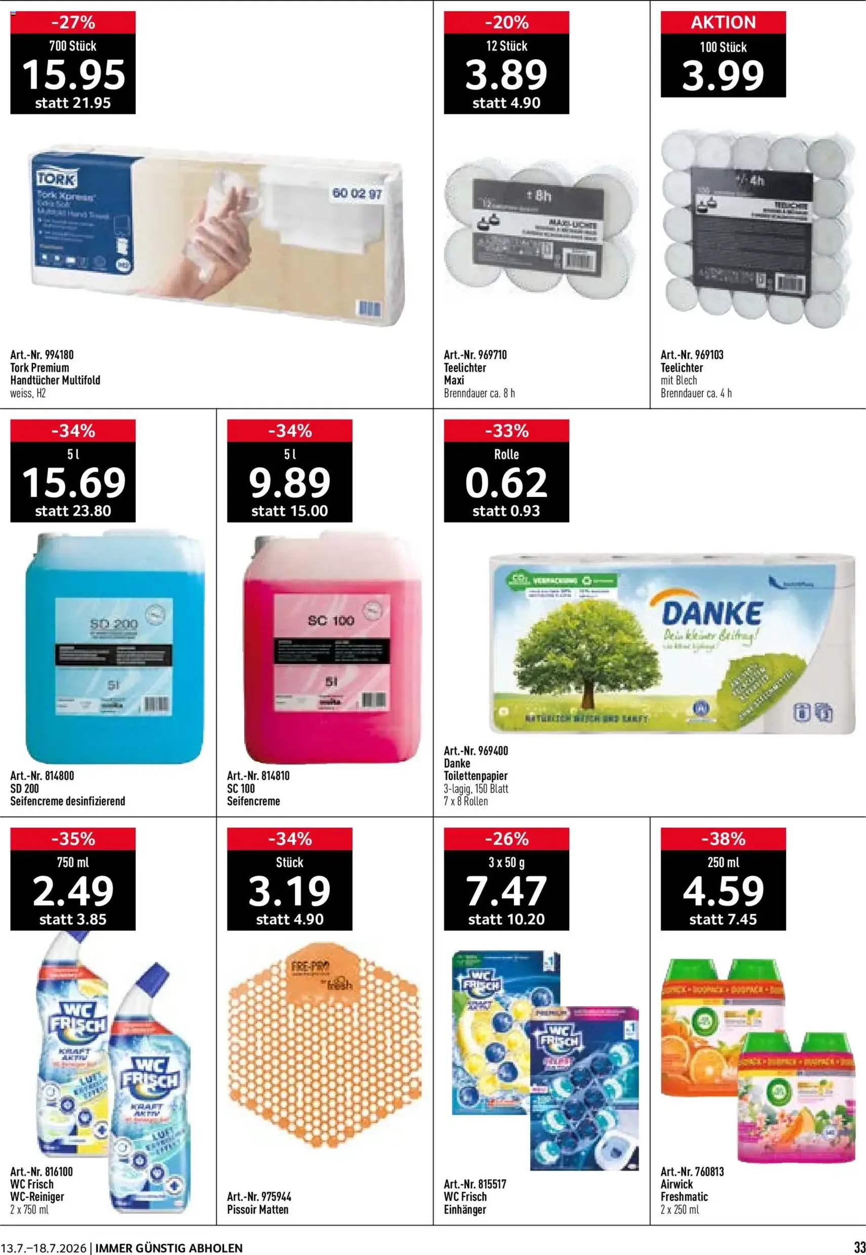 Prodega aktionen - Gültiger Prospekt ab 13.07.2026, Seite 33 von insgesamt 36