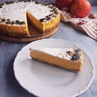 foto voor het recept Pompoen cheesecake met room topping 4/11