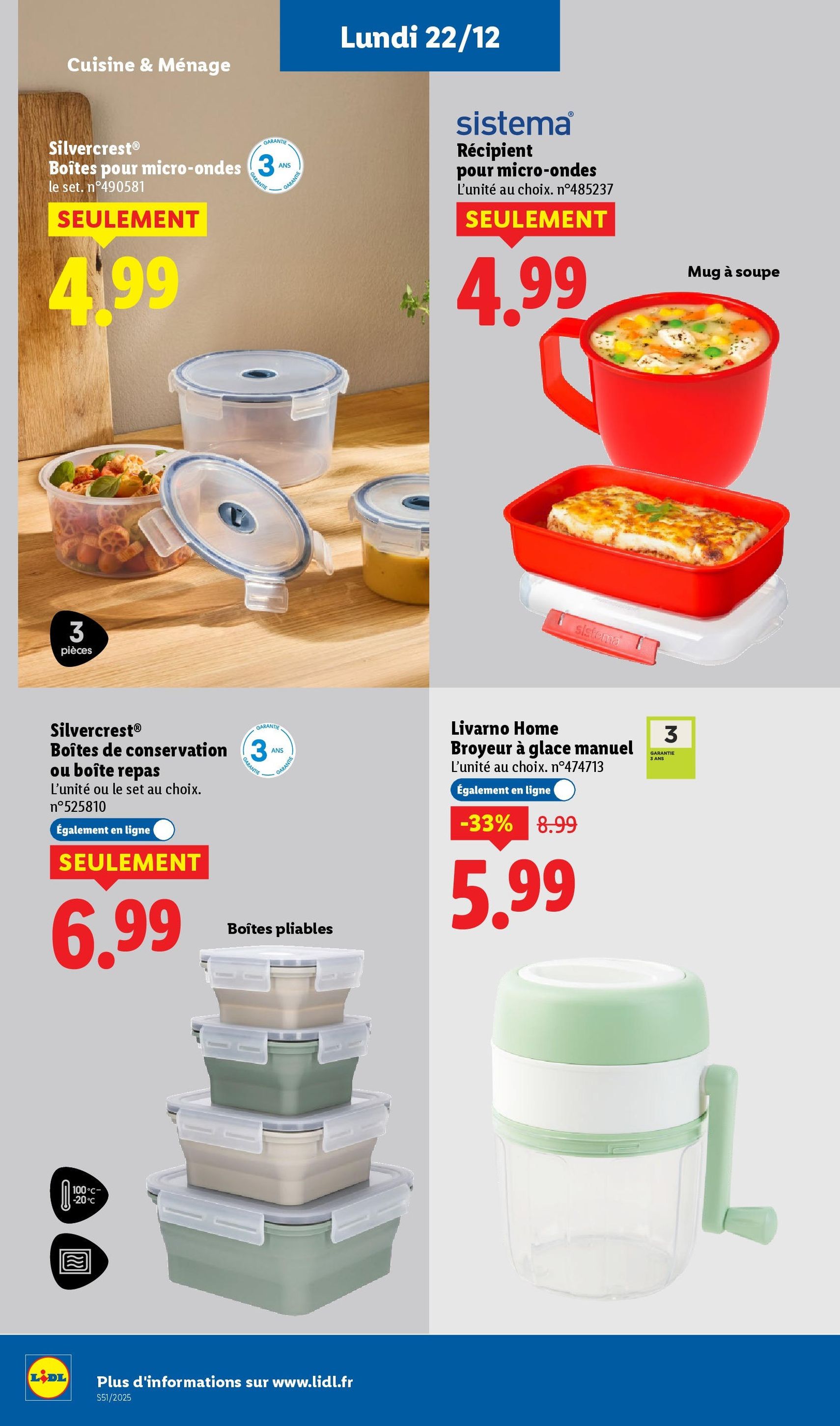 LIDL catalogue semaine 51 - brochure valable à partir du 18/12/2025, page 70 sur 87