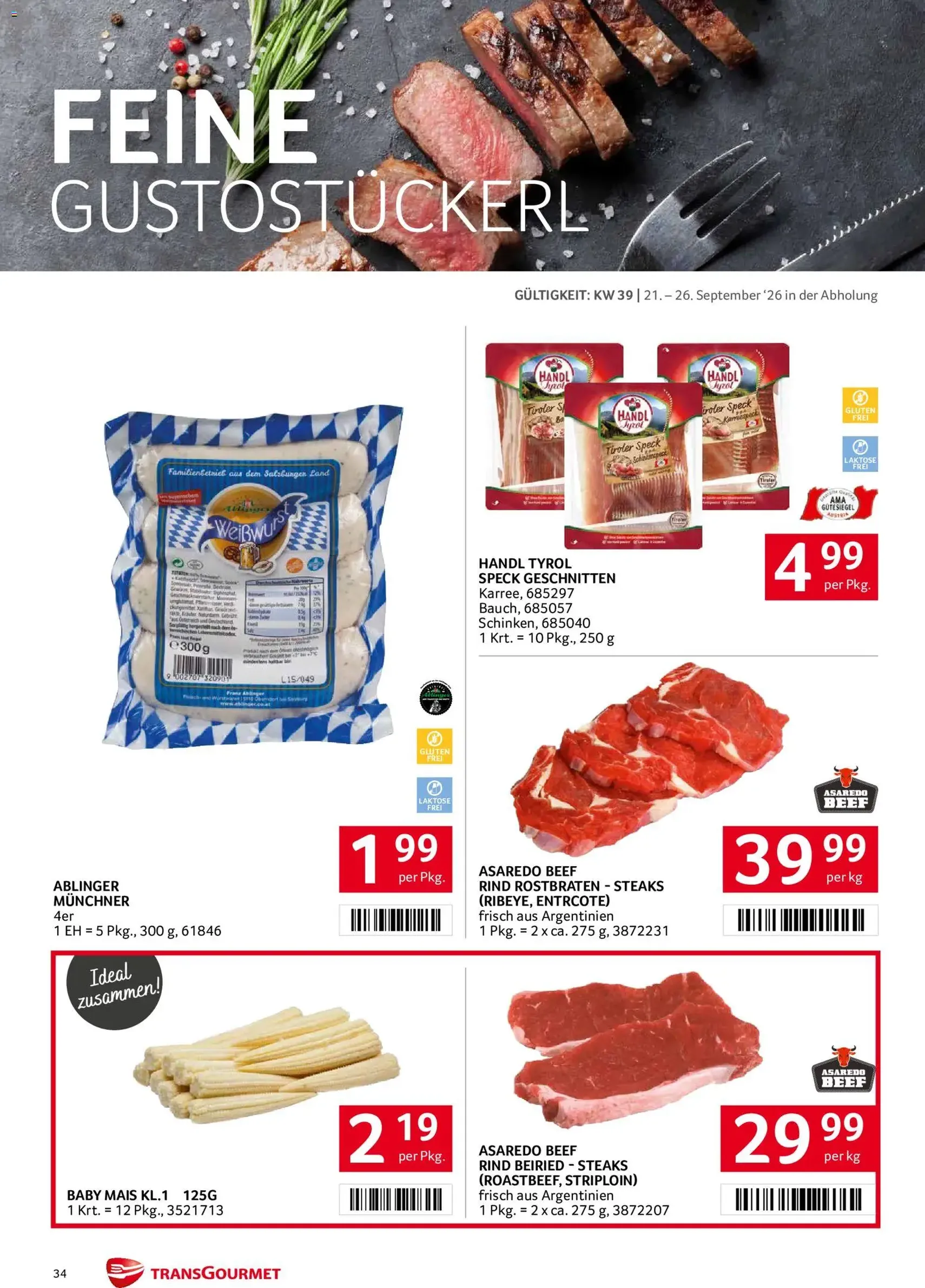 Transgourmet Flugblatt - Gültiger Prospekt ab 20.09.2026, Seite 32 von insgesamt 38