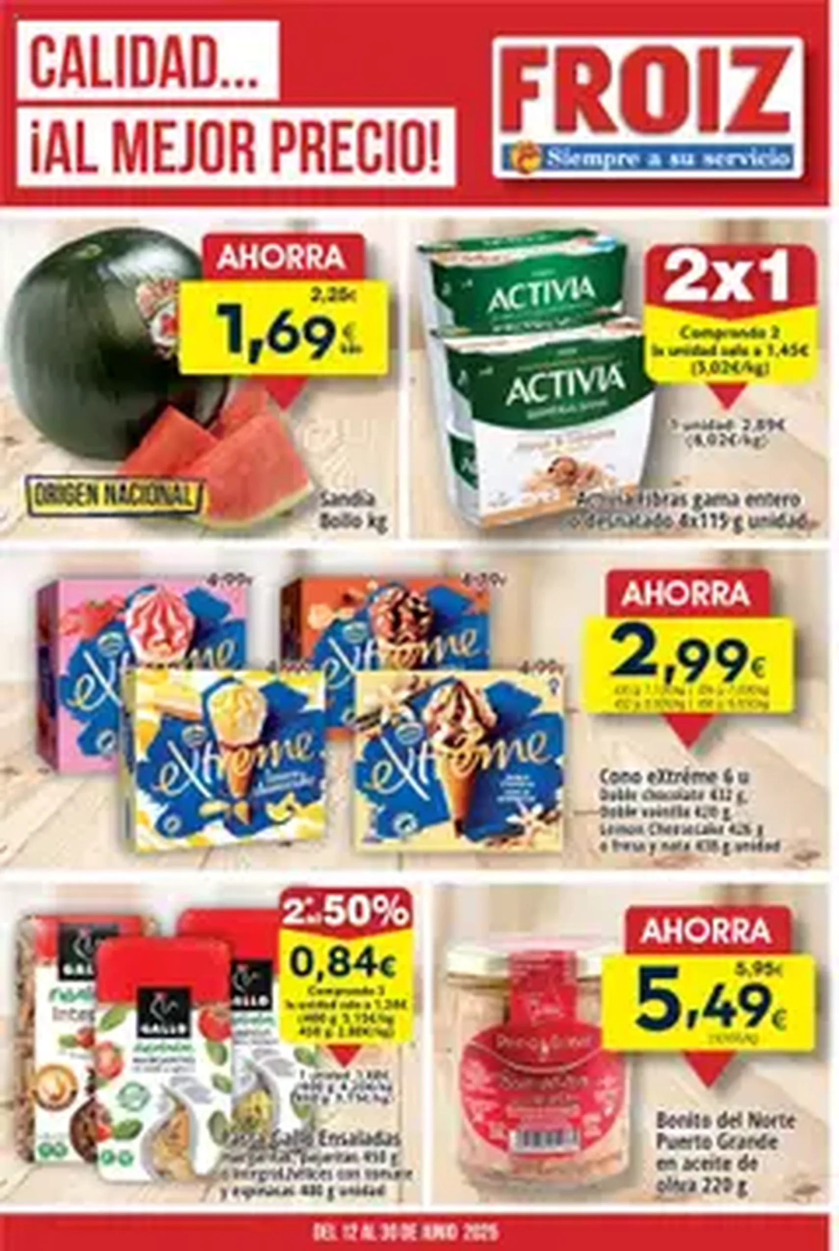 Froiz folleto - folleto válido desde 12/06/2025 página 1 de 1
