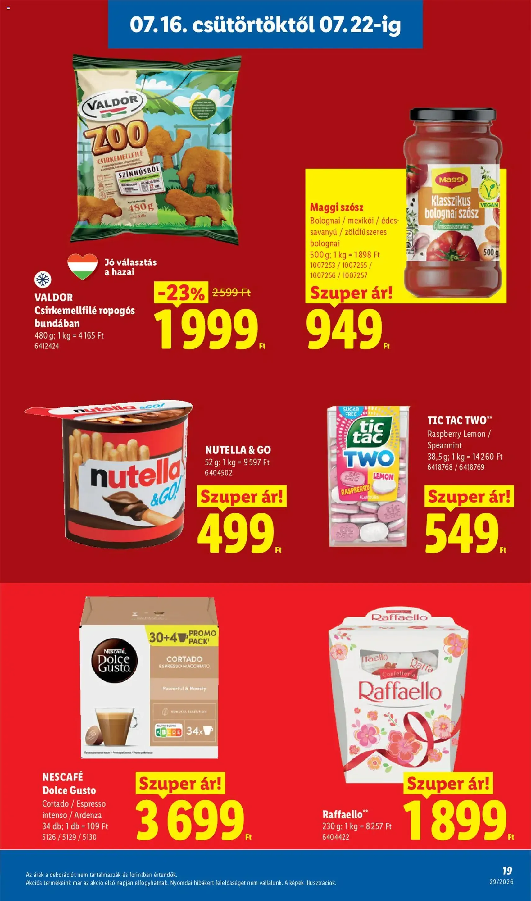 Lidl akciós újság - 2026.07.16. érvényes szórólap 19 oldal 88 oldalból
