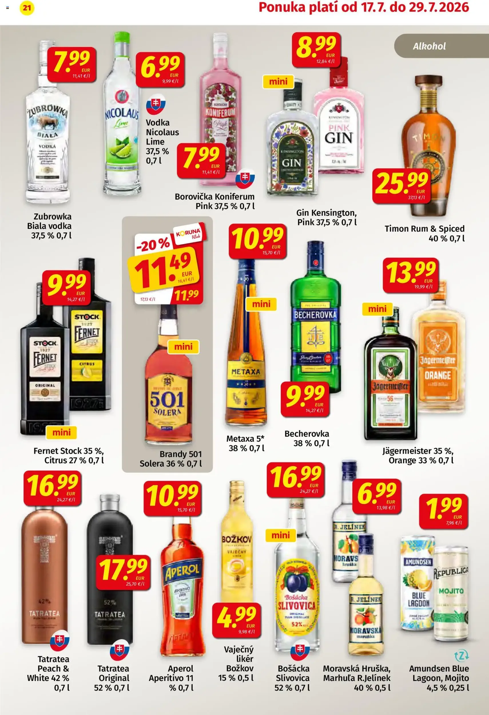 Koruna leták - platný leták od 17.07.2026 strana 21 z 24