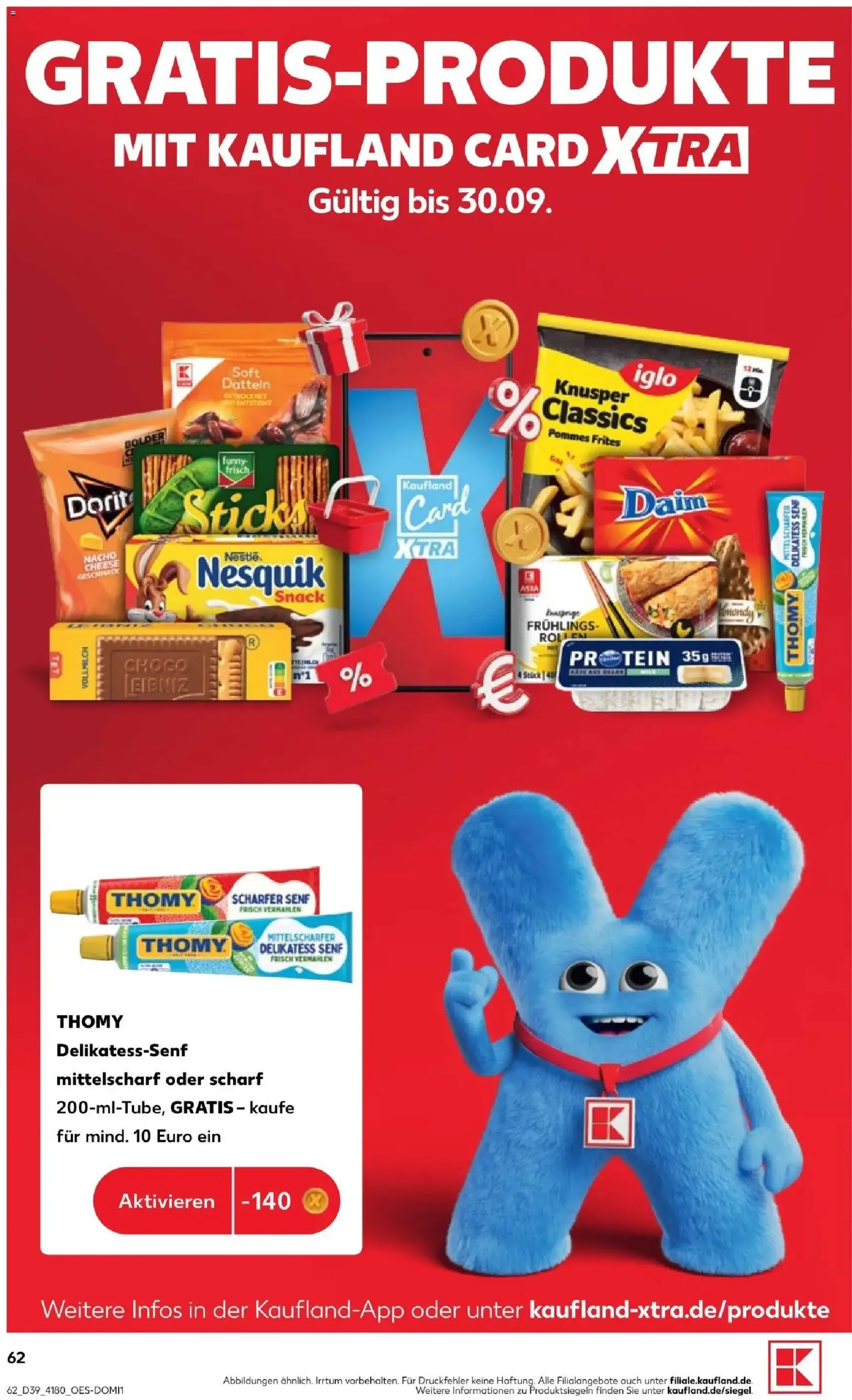 Kaufland Prospekt - Gültiger Prospekt ab 24.09.2026, Seite 62 von insgesamt 72