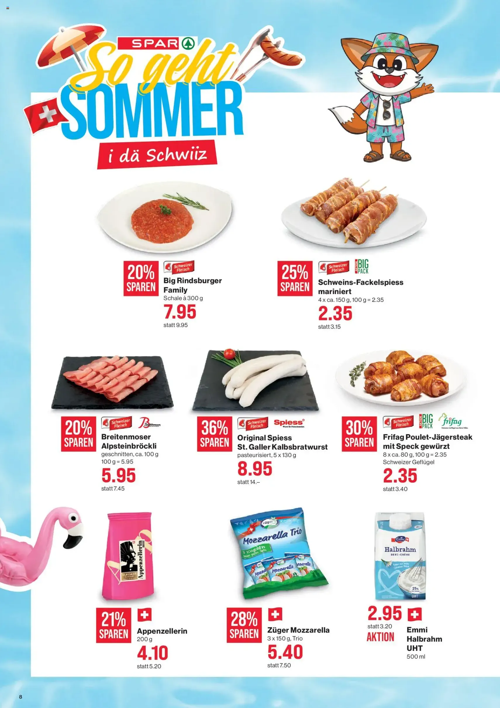 SPAR aktionen - Gültiger Prospekt ab 23.07.2026, Seite 8 von insgesamt 17