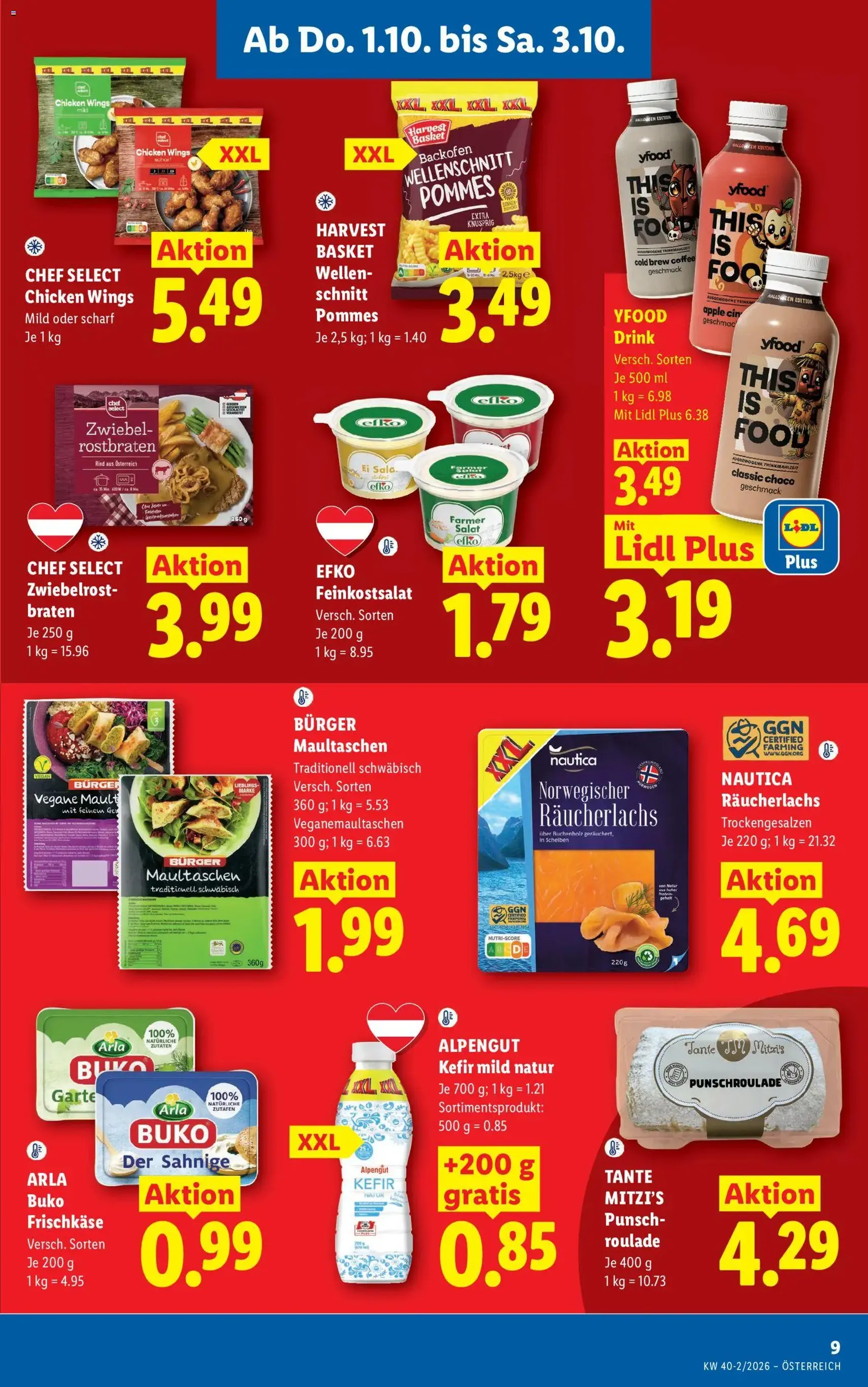 Lidl - Flugblatt - Gültiger Prospekt ab 01.10.2026, Seite 11 von insgesamt 53