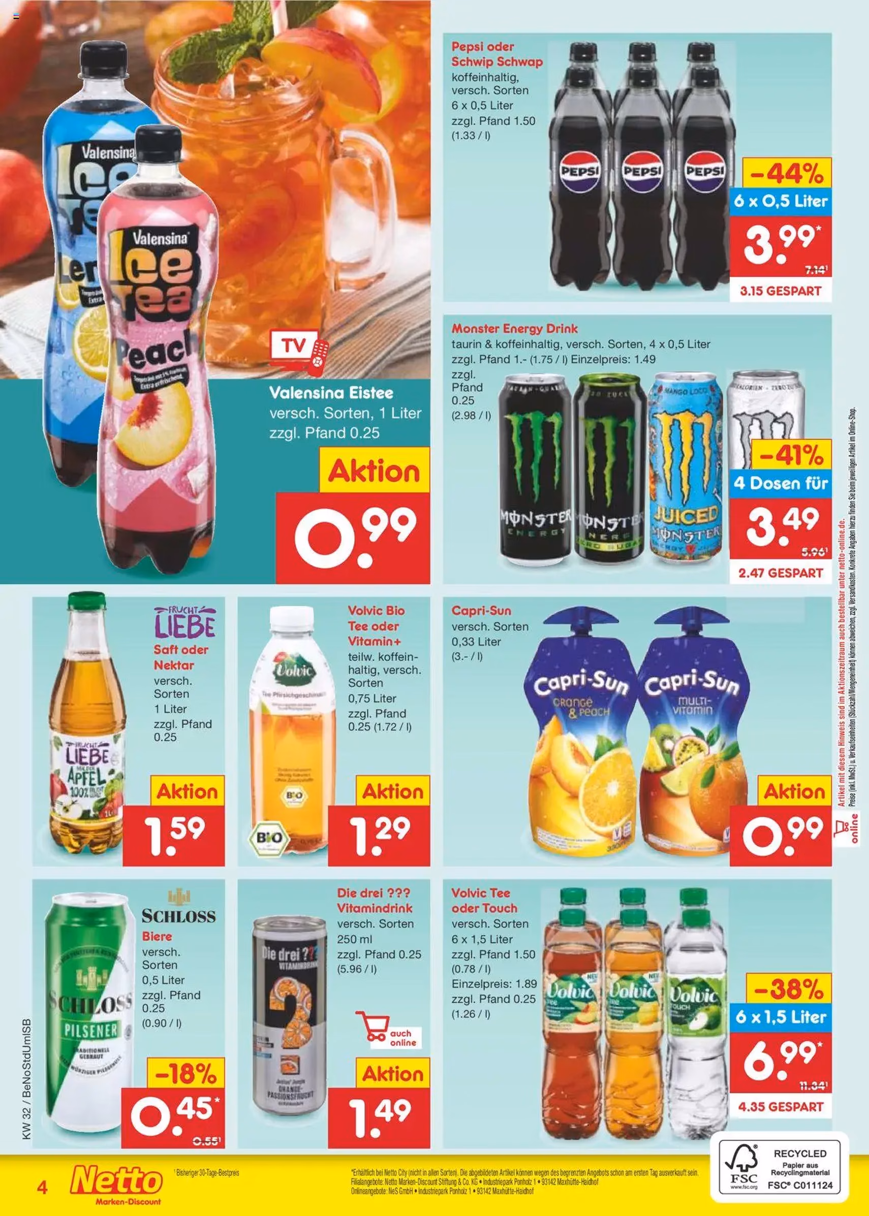 Netto Marken-Discount Prospekt - Gültiger Prospekt ab 04.08.2025, Seite 33 von insgesamt 61 Netto Marken-Discount Prospekt - Gültiger Prospekt ab 04.08.2025, Seite 33 von insgesamt 61