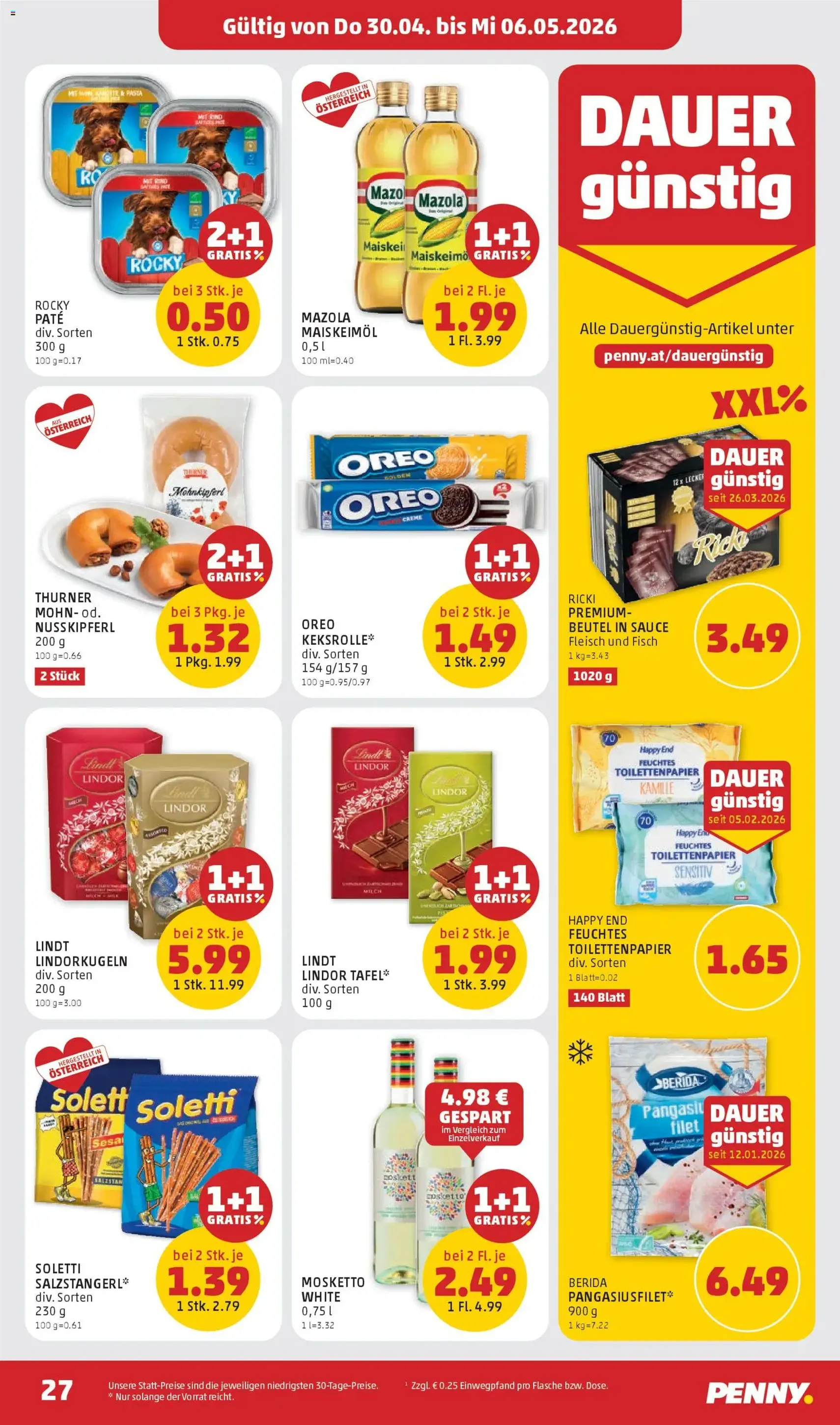 Penny Markt - Flugblatt - Gültiger Prospekt ab 30.04.2026, Seite 27 von insgesamt 32