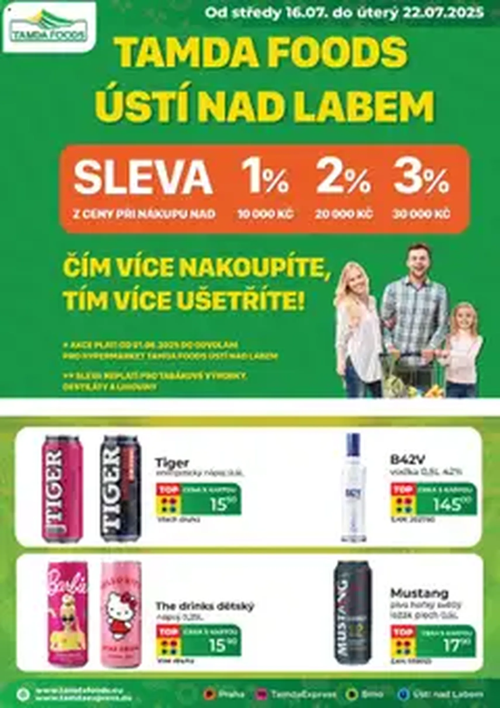 Tamda Foods leták - platný leták od 16.07.2025 strana 1 z 1
