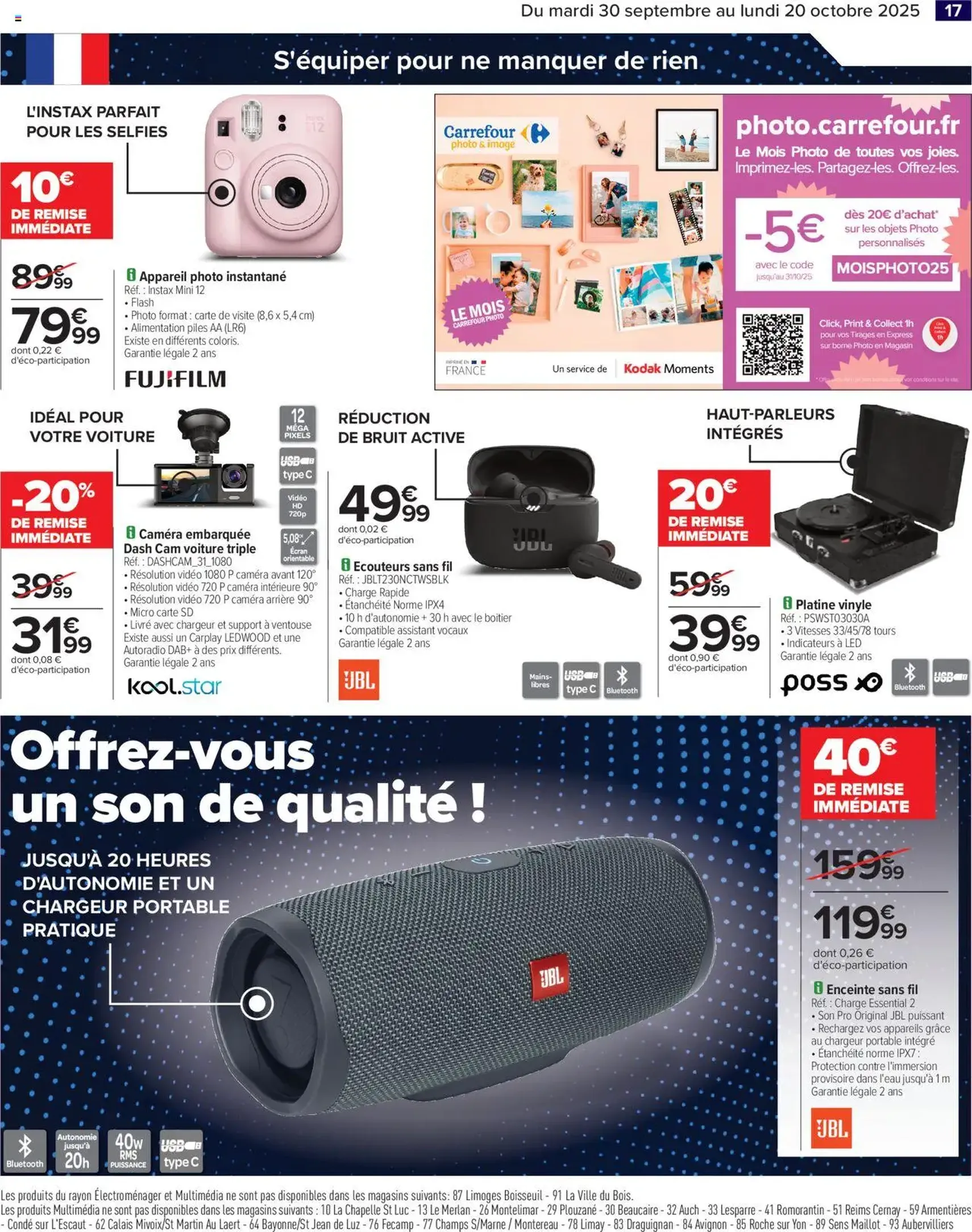 Carrefour catalogue french days faites entrer les bonnes affaires ! - brochure valable à partir du 30/09/2025, page 19 sur 30