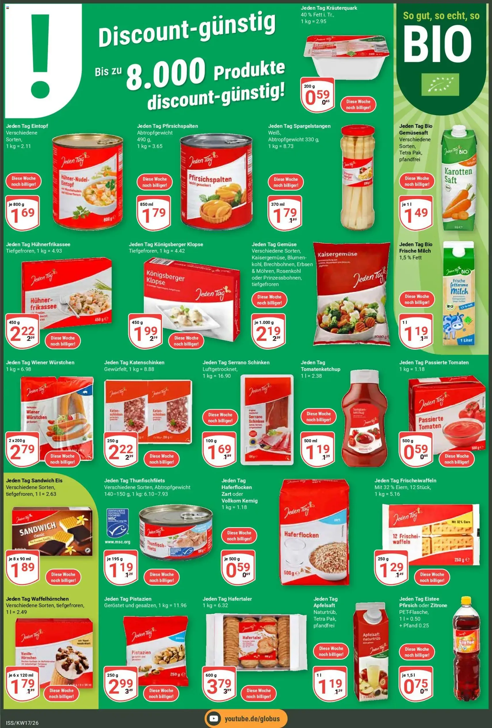 Globus Prospekt - Gültiger Prospekt ab 20.04.2026, Seite 2 von insgesamt 24