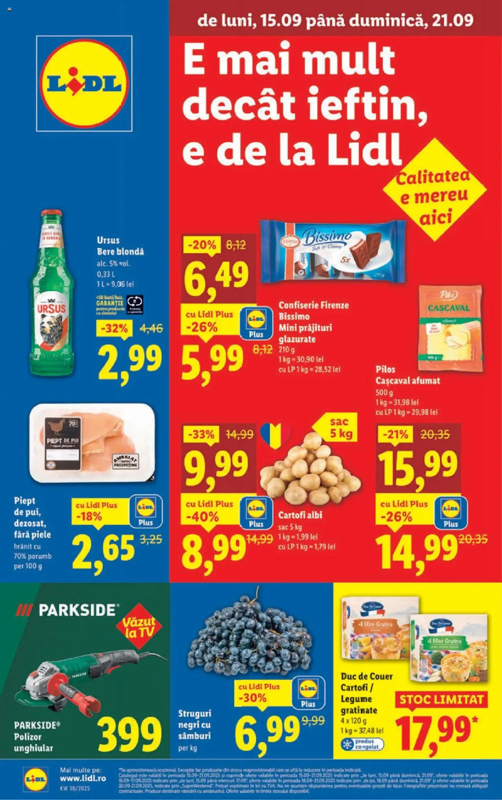 Catalog Lidl - cataloage valabile începând cu 15.09.2025 pagina 1 din 40 Catalog Lidl - cataloage valabile începând cu 15.09.2025 pagina 1 din 40