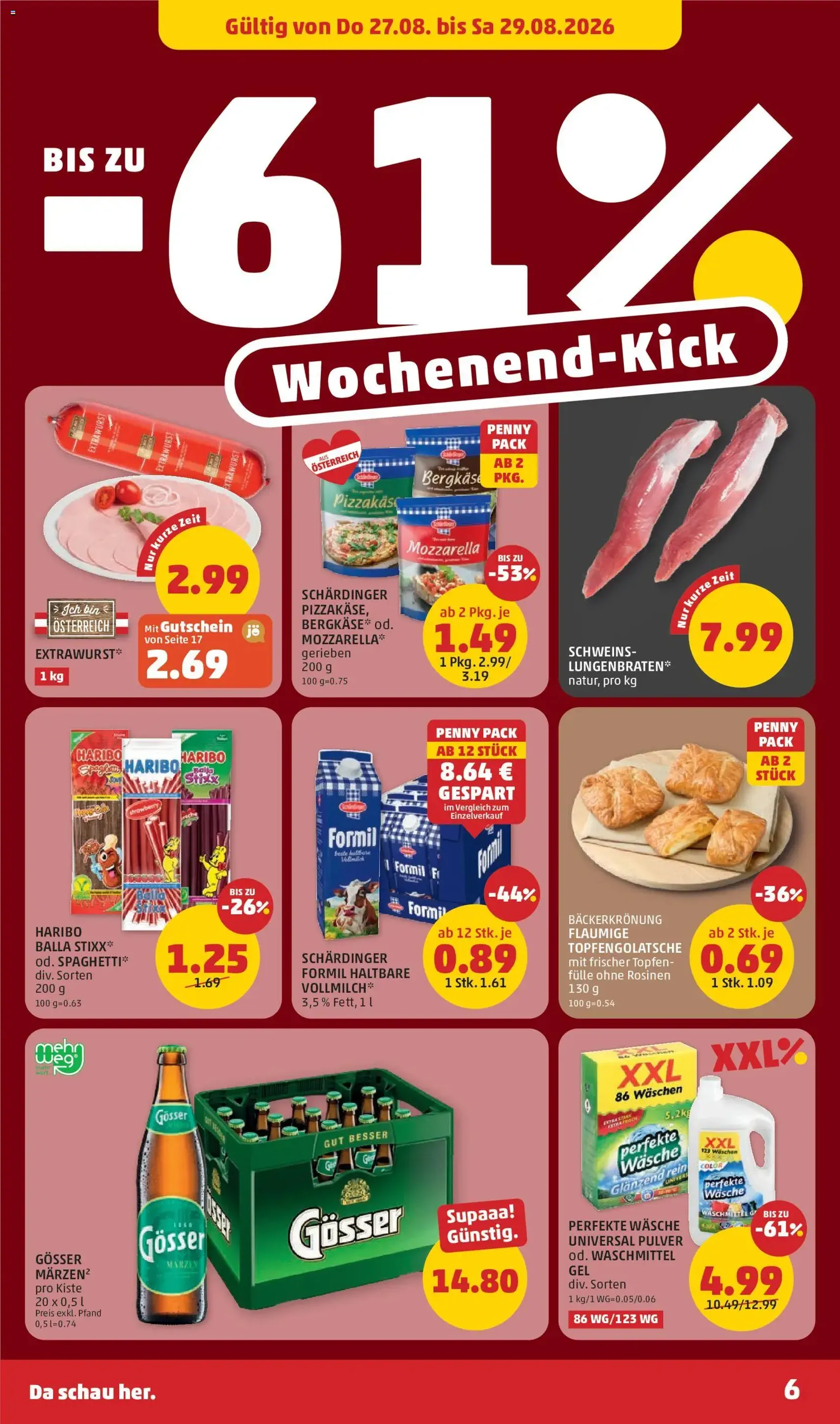 Penny Markt Flugblatt - Gültiger Prospekt ab 27.08.2026, Seite 6 von insgesamt 32