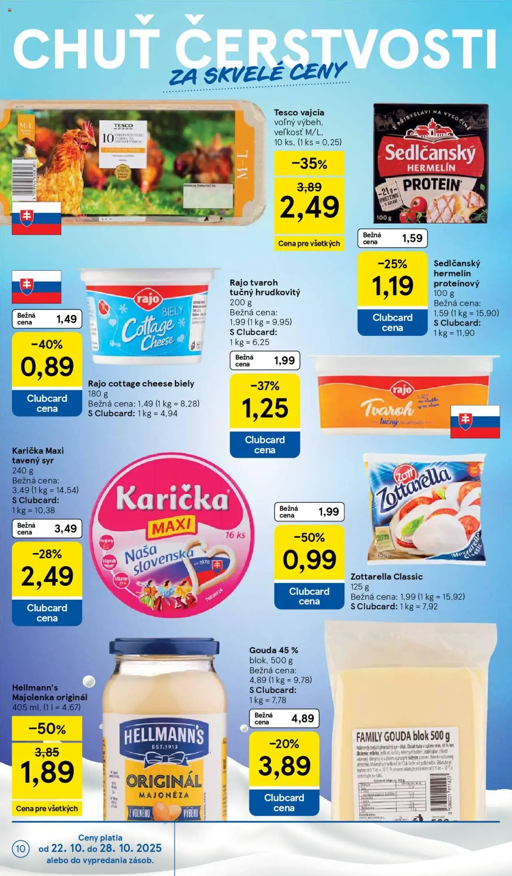 Tesco Hypermarket - leták - platný leták od 22.10.2025 strana 10 z 40 Tesco Hypermarket - leták - platný leták od 22.10.2025 strana 10 z 40