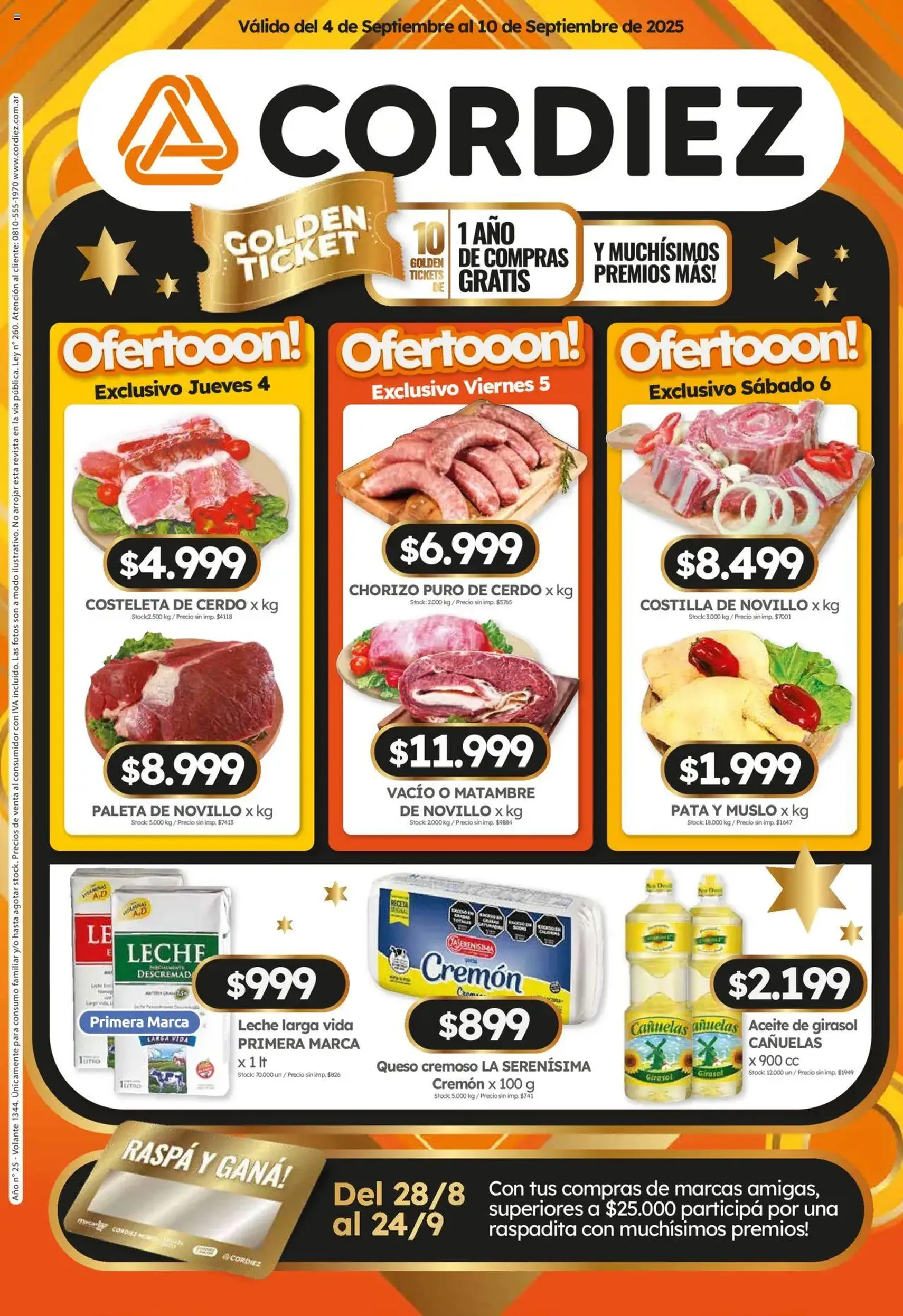 Cordiez ofertas - folleto válido desde 04/09/2025 página 1 de 8 Cordiez ofertas - folleto válido desde 04/09/2025 página 1 de 8