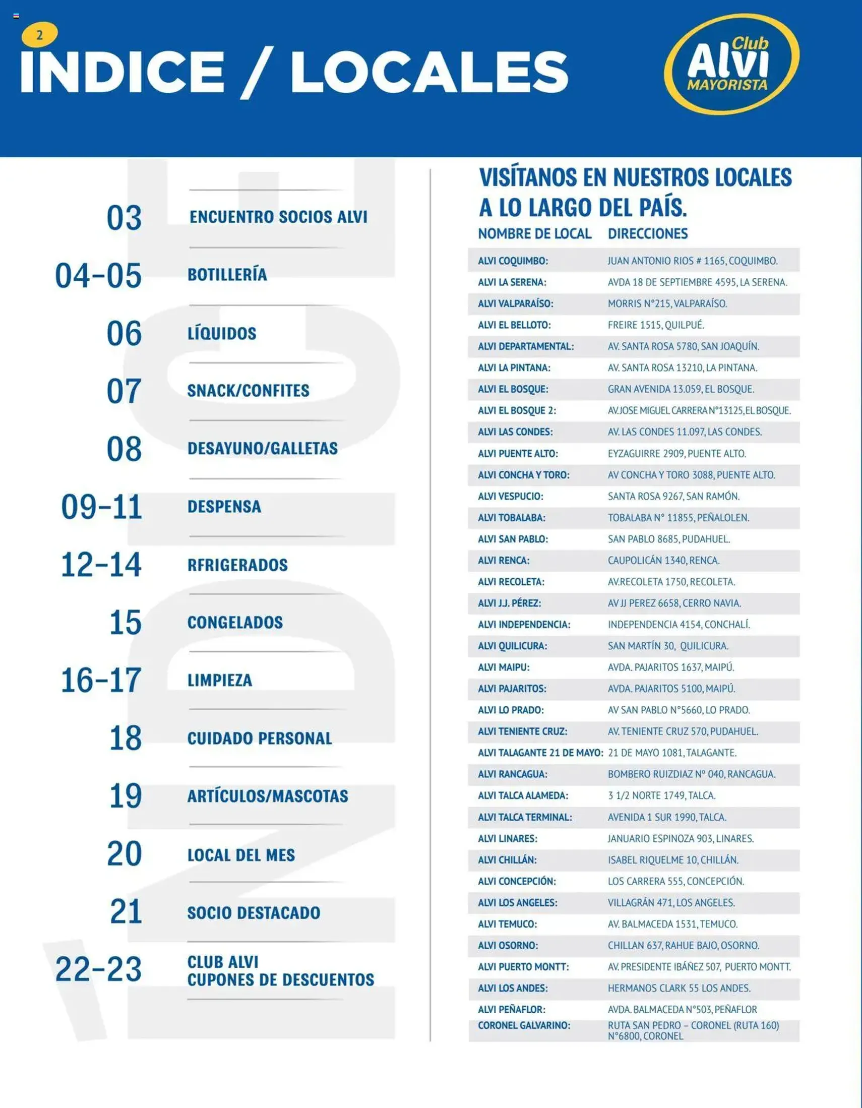 Alvi catálogo - folleto válido desde 30.09.2025 página 2 de 24 Alvi catálogo - folleto válido desde 30.09.2025 página 2 de 24