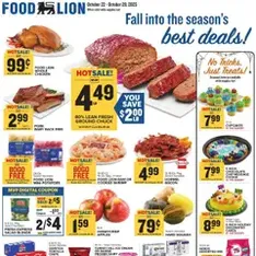 Food Lion Weekly Ad - Flyer preview valid from 10/22/2025