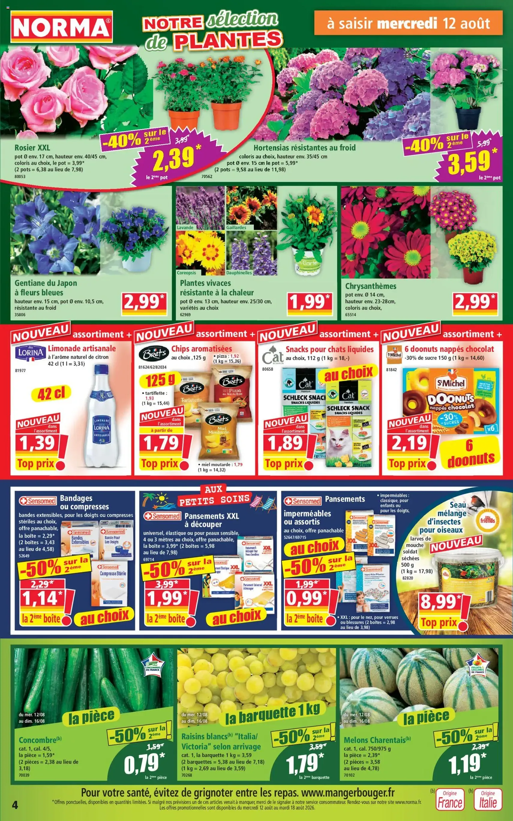 Norma catalogue - brochure valable à partir du 12/08/2026, page 4 sur 12