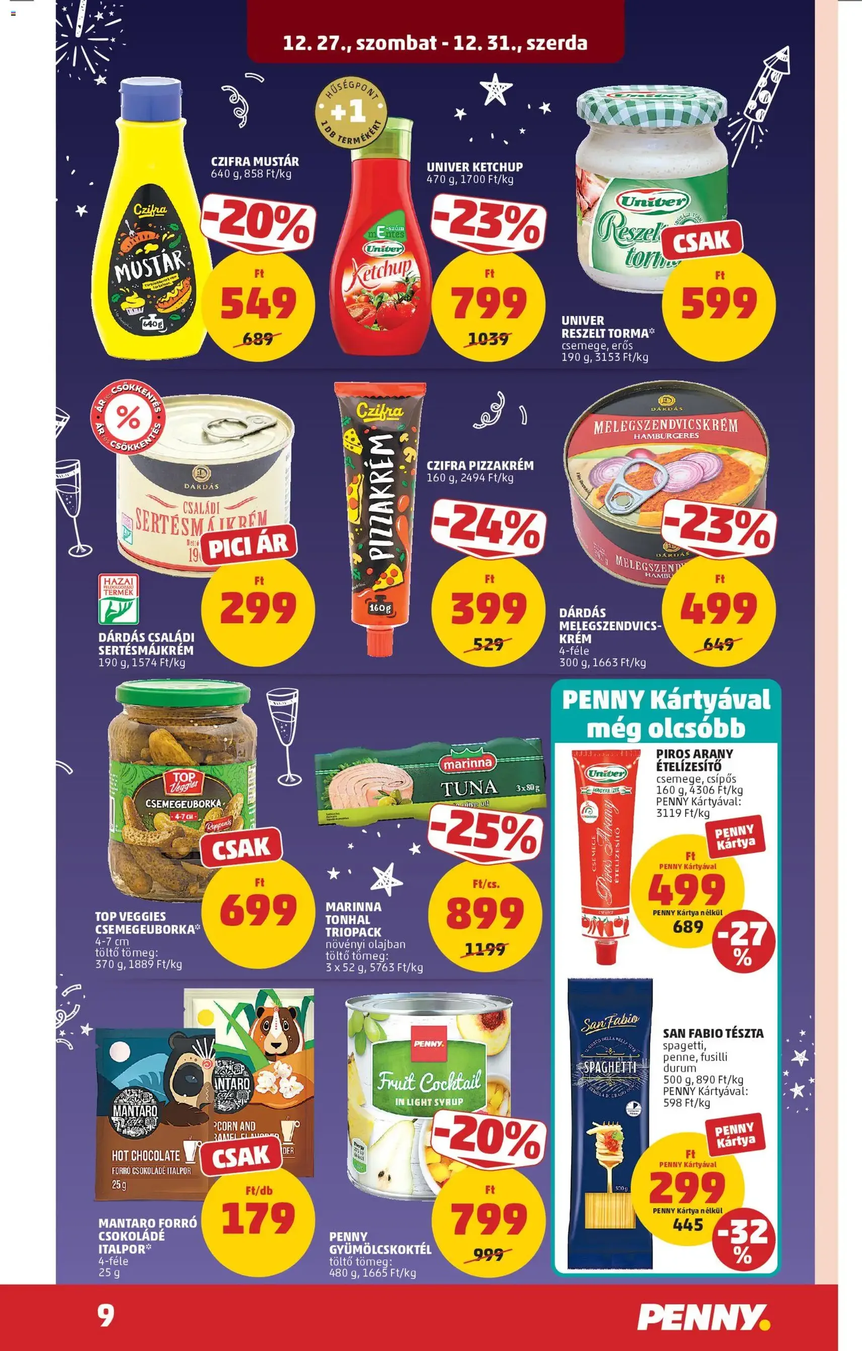 PENNY Akciós újság - 2025.12.27. érvényes szórólap 13 oldal 30 oldalból