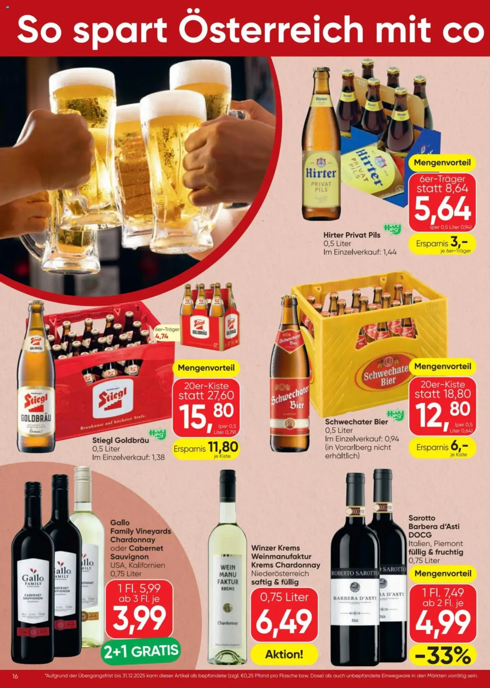 Spar Flugblatt - Gültiger Prospekt ab 06.11.2025, Seite 16 von insgesamt 24