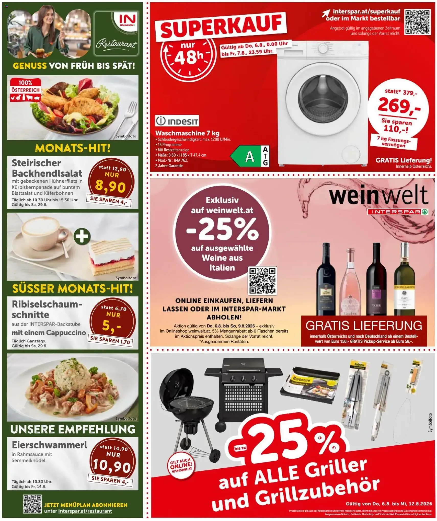 Interspar - Flugblatt - Gültiger Prospekt ab 06.08.2026, Seite 2 von insgesamt 16
