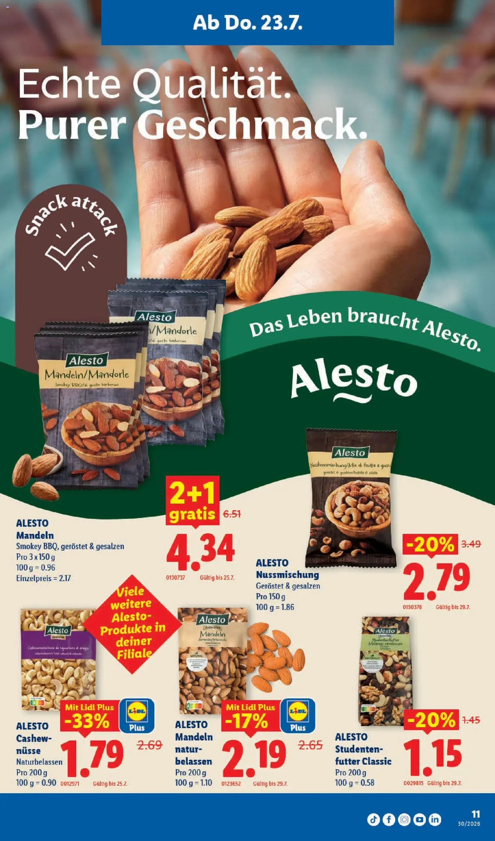Lidl aktionen - Gültiger Prospekt ab 23.07.2026, Seite 11 von insgesamt 32