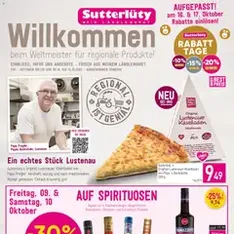 Sutterlüty Flugblatt - Prospekt Vorschau gültig ab 08.10.2026
