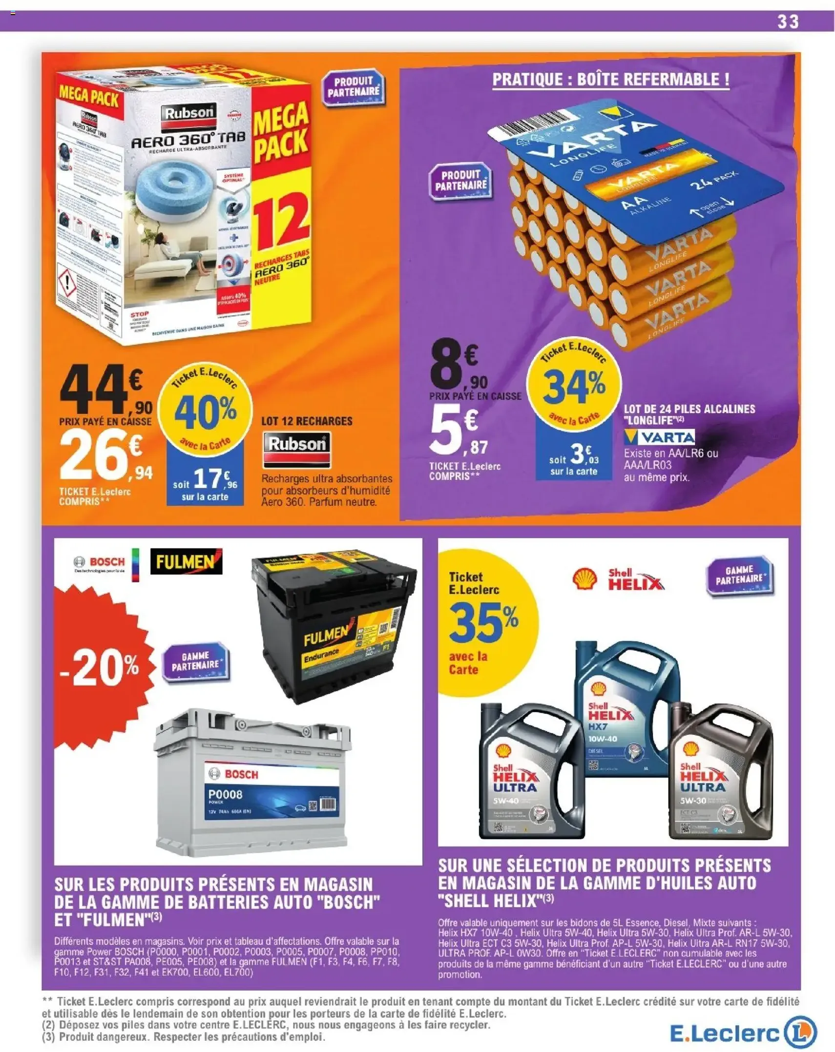 E.Leclerc catalogue semaine 46 - brochure valable à partir du 11/11/2025, page 33 sur 40