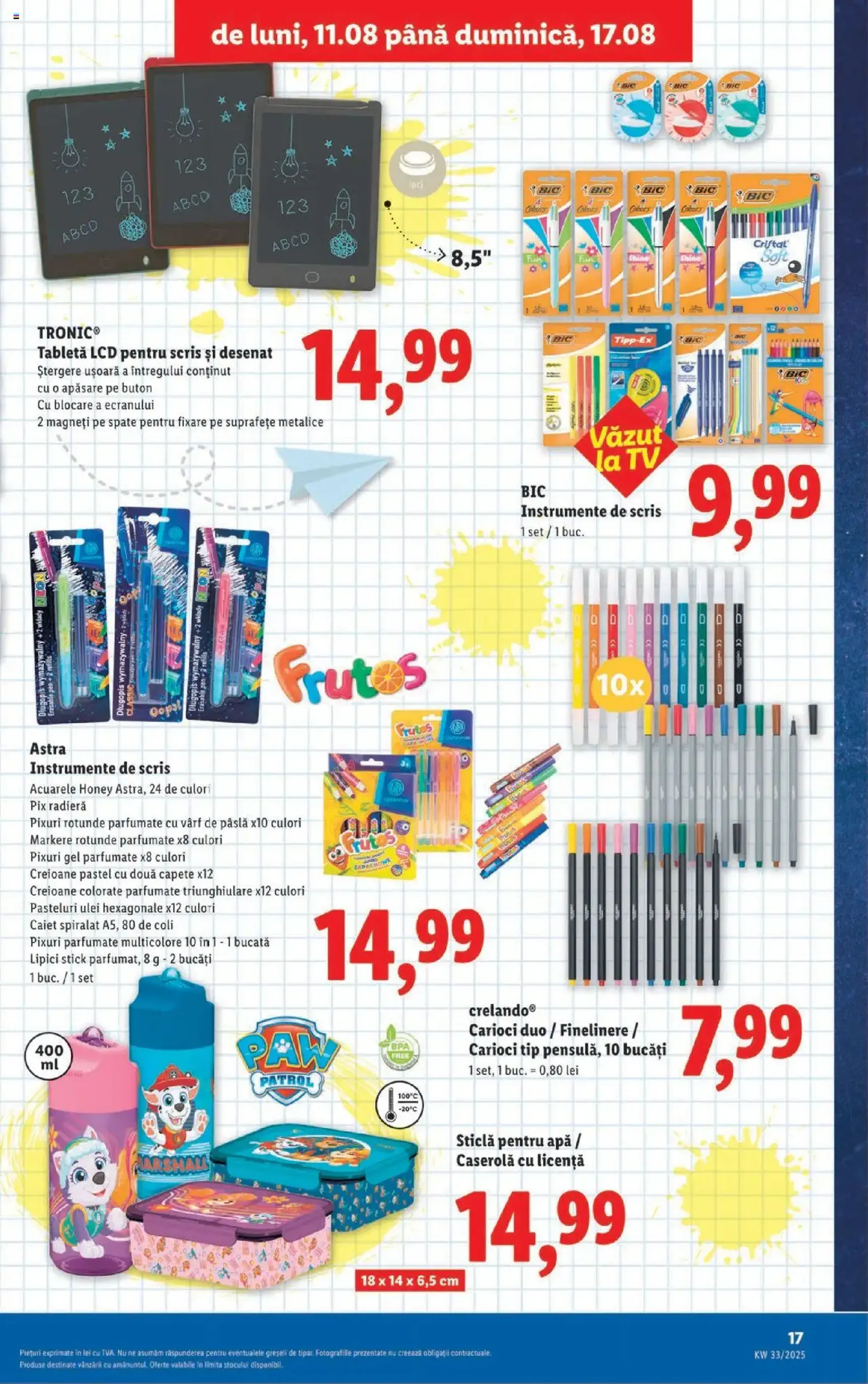 Catalog Lidl - cataloage valabile începând cu 11.08.2025 pagina 17 din 38 Catalog Lidl - cataloage valabile începând cu 11.08.2025 pagina 17 din 38