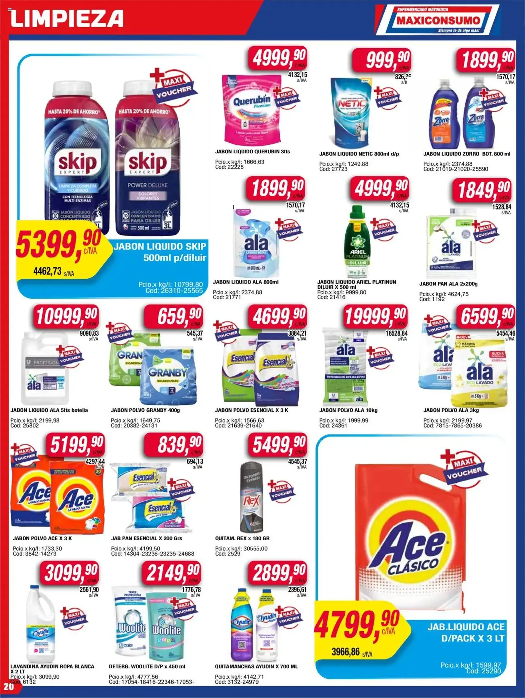 Maxiconsumo ofertas - folleto válido desde 18/08/2025 página 20 de 28