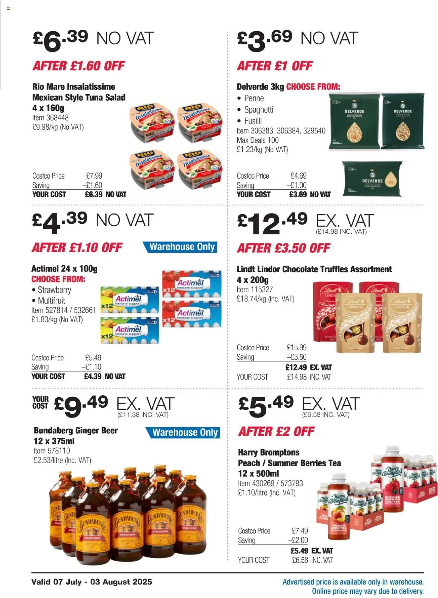 Costco - ENGLAND ONLY - valid flyer from 07/07/2025, page 12 of 36