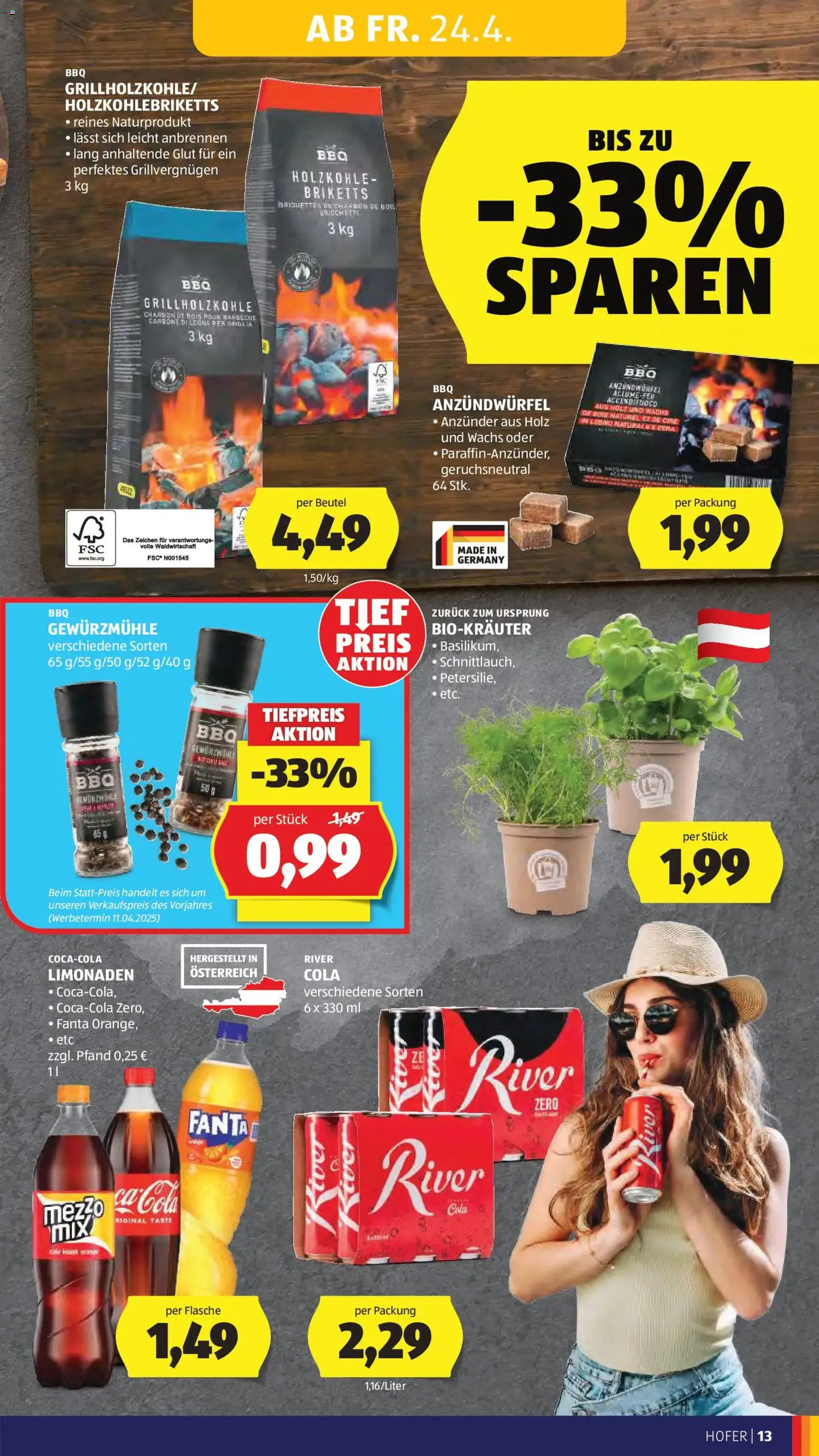 Hofer Flugblatt - Gültiger Prospekt ab 22.04.2026, Seite 15 von insgesamt 41