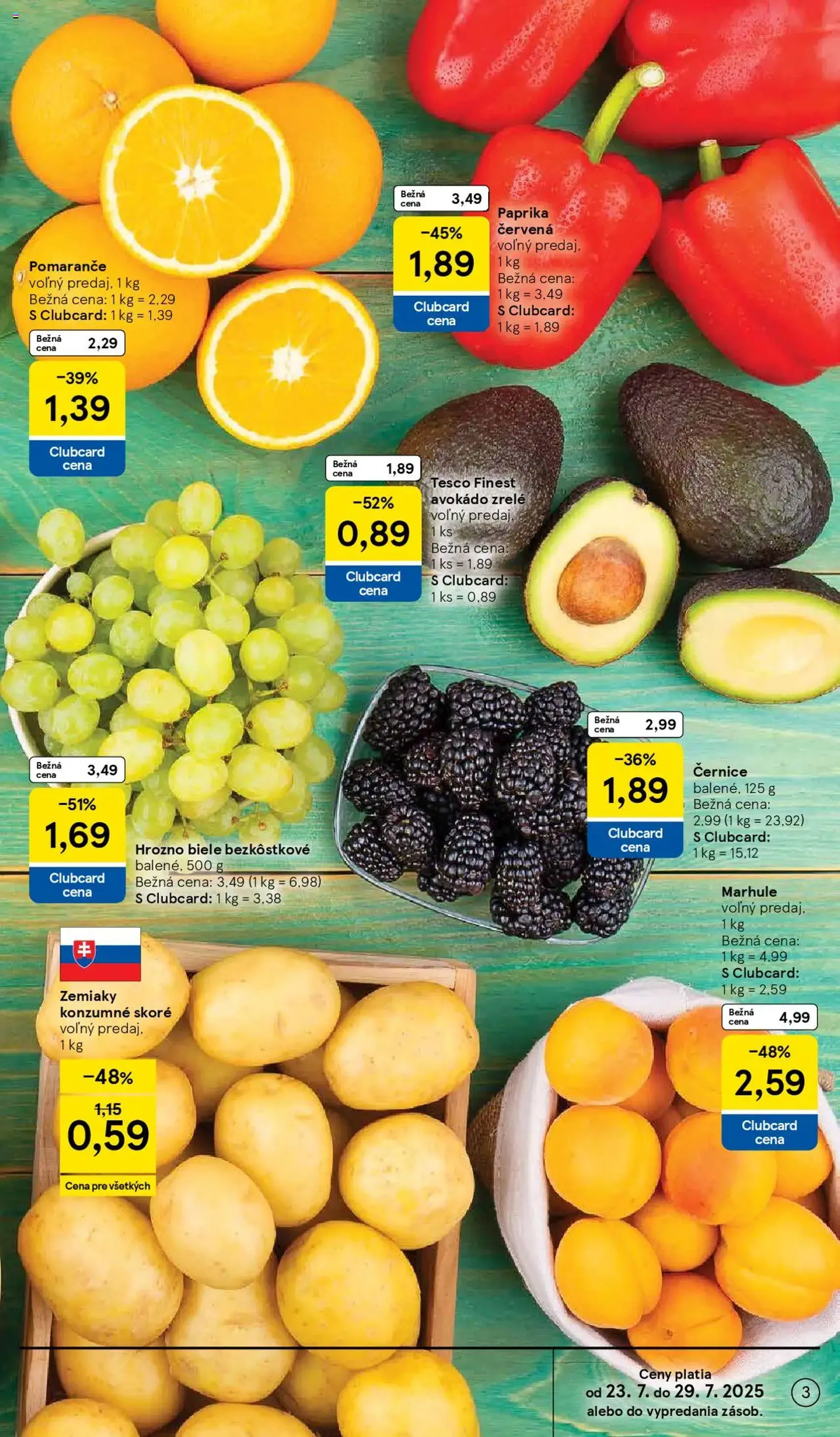 Tesco Hypermarket - leták - platný leták od 23.07.2025 strana 3 z 37 Tesco Hypermarket - leták - platný leták od 23.07.2025 strana 3 z 37