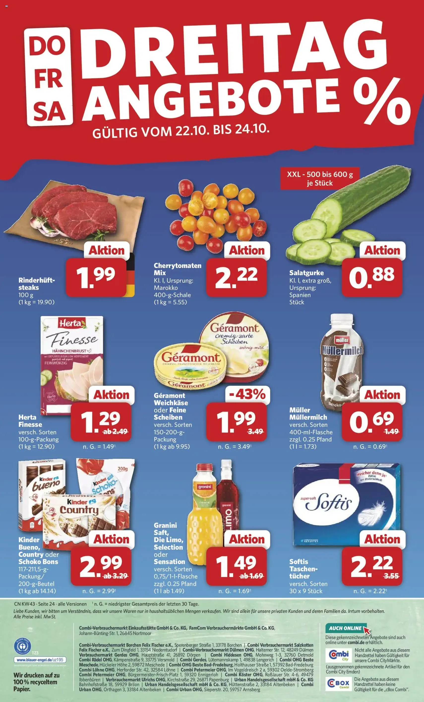 Combi Prospekt - Gültiger Prospekt ab 19.10.2026, Seite 24 von insgesamt 29