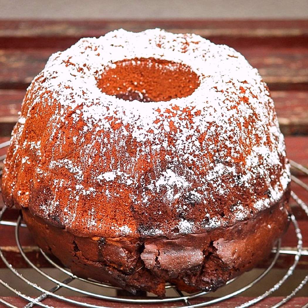 Babka piaskowa dwukolorowa