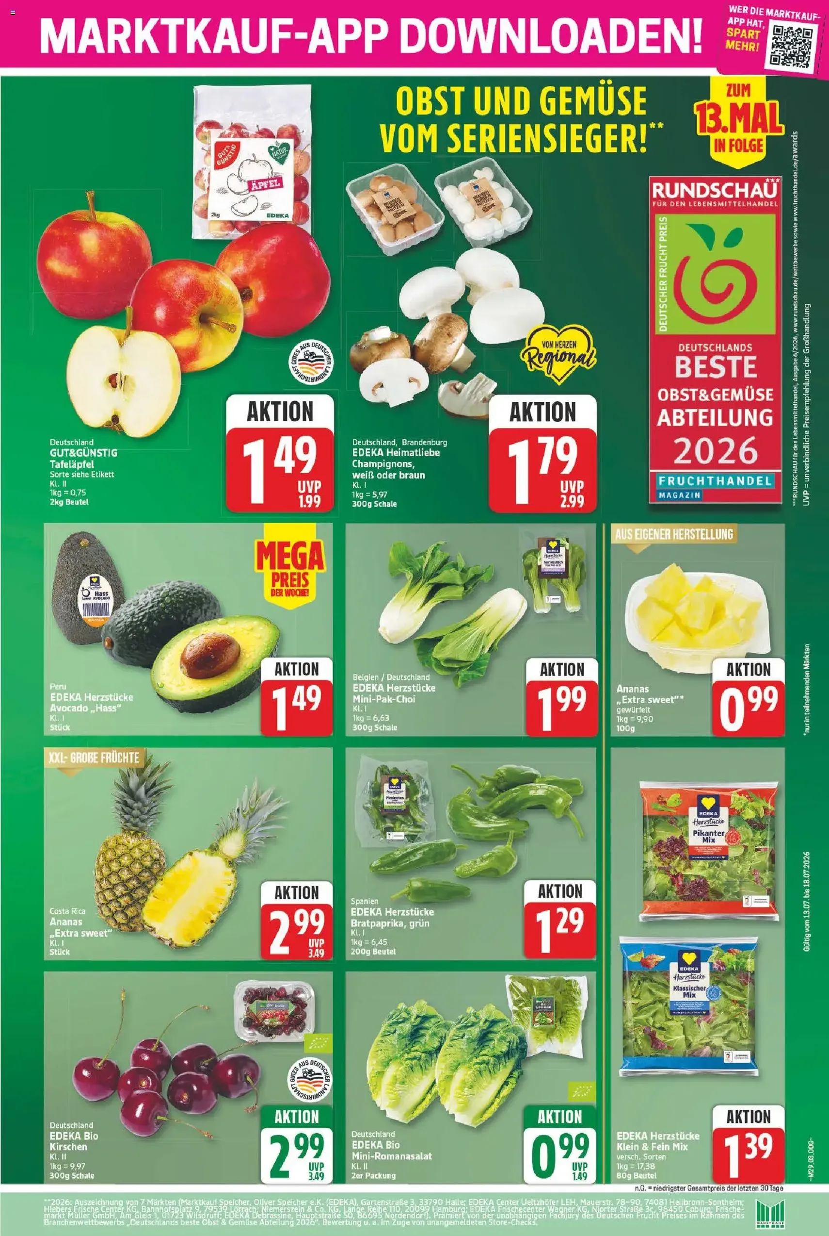 Marktkauf Prospekt - Gültiger Prospekt ab 13.07.2026, Seite 3 von insgesamt 34