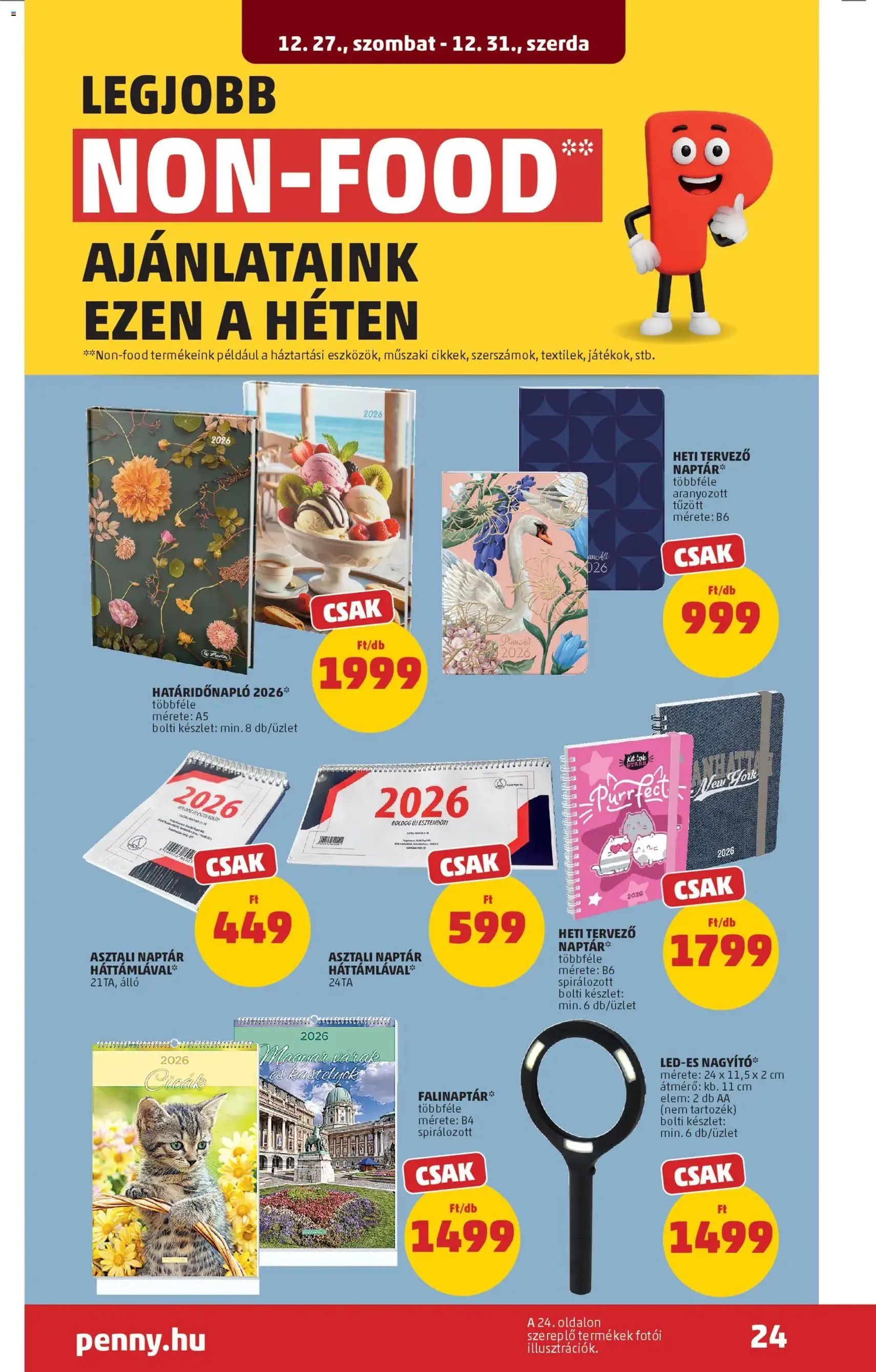 PENNY Akciós újság - 2025.12.27. érvényes szórólap 28 oldal 30 oldalból