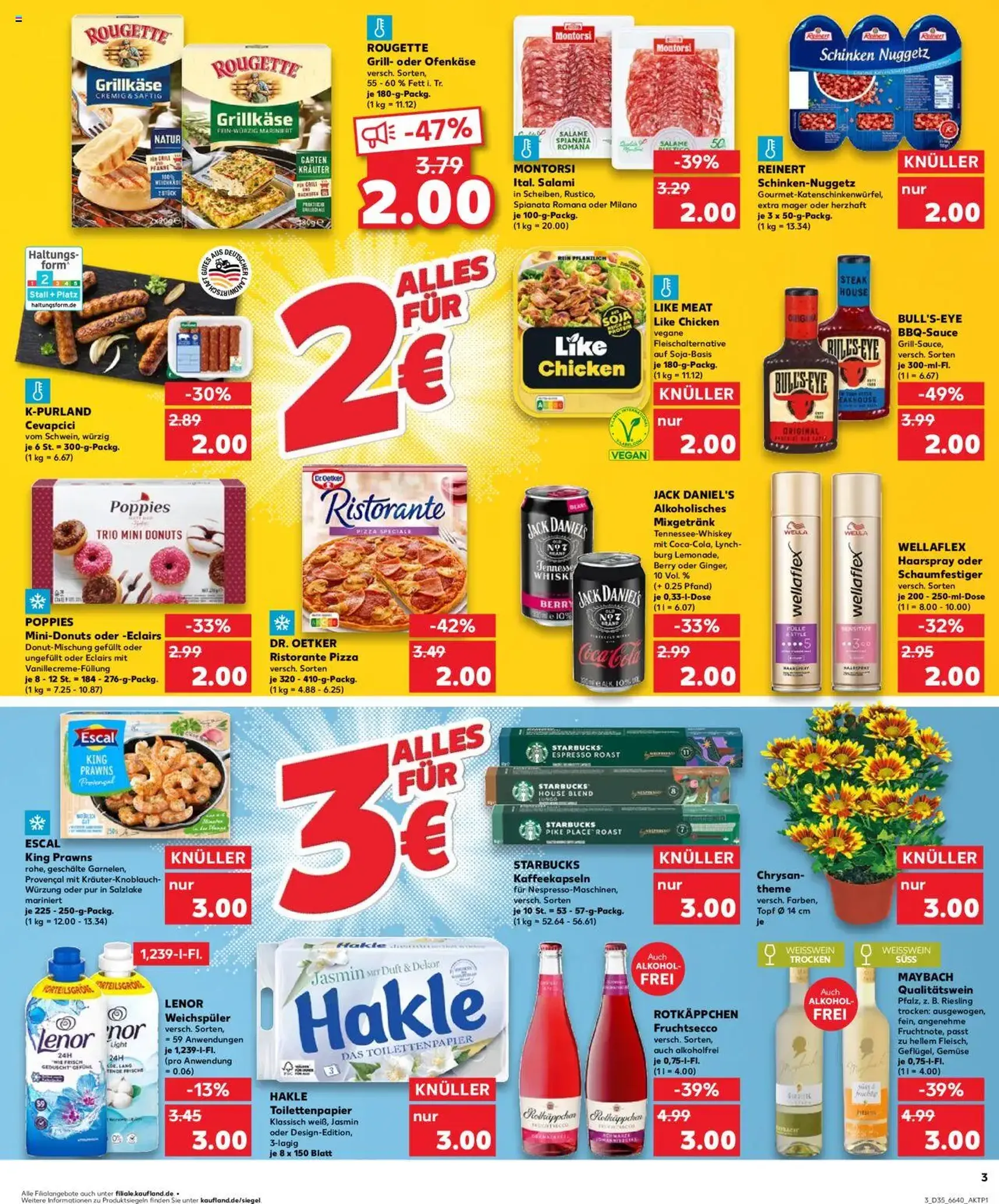 Kaufland Prospekt - Gültiger Prospekt ab 28.08.2025, Seite 3 von insgesamt 32 Kaufland Prospekt - Gültiger Prospekt ab 28.08.2025, Seite 3 von insgesamt 32