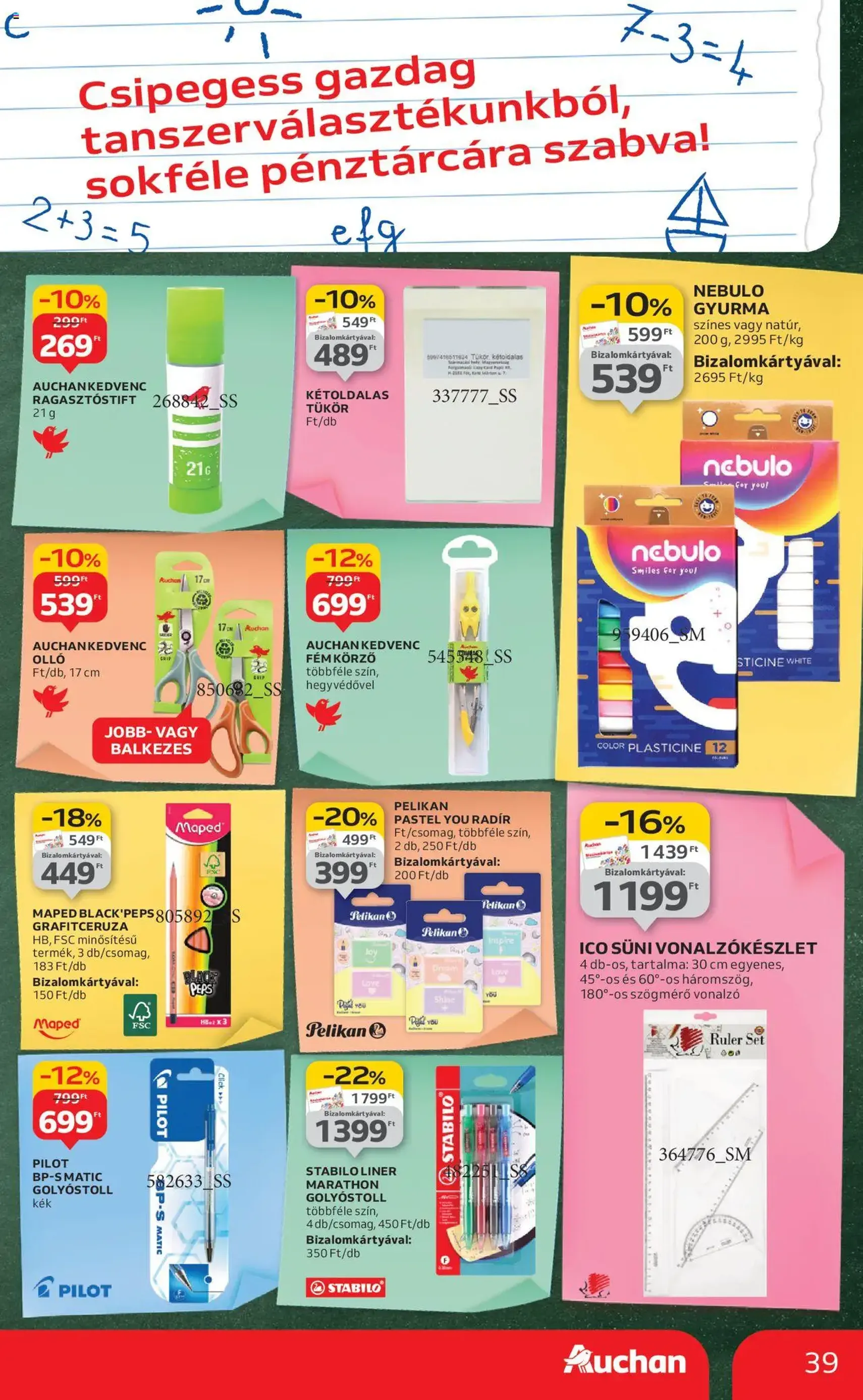 Auchan Akciós újság - 2025.08.28. érvényes szórólap 39 oldal 46 oldalból