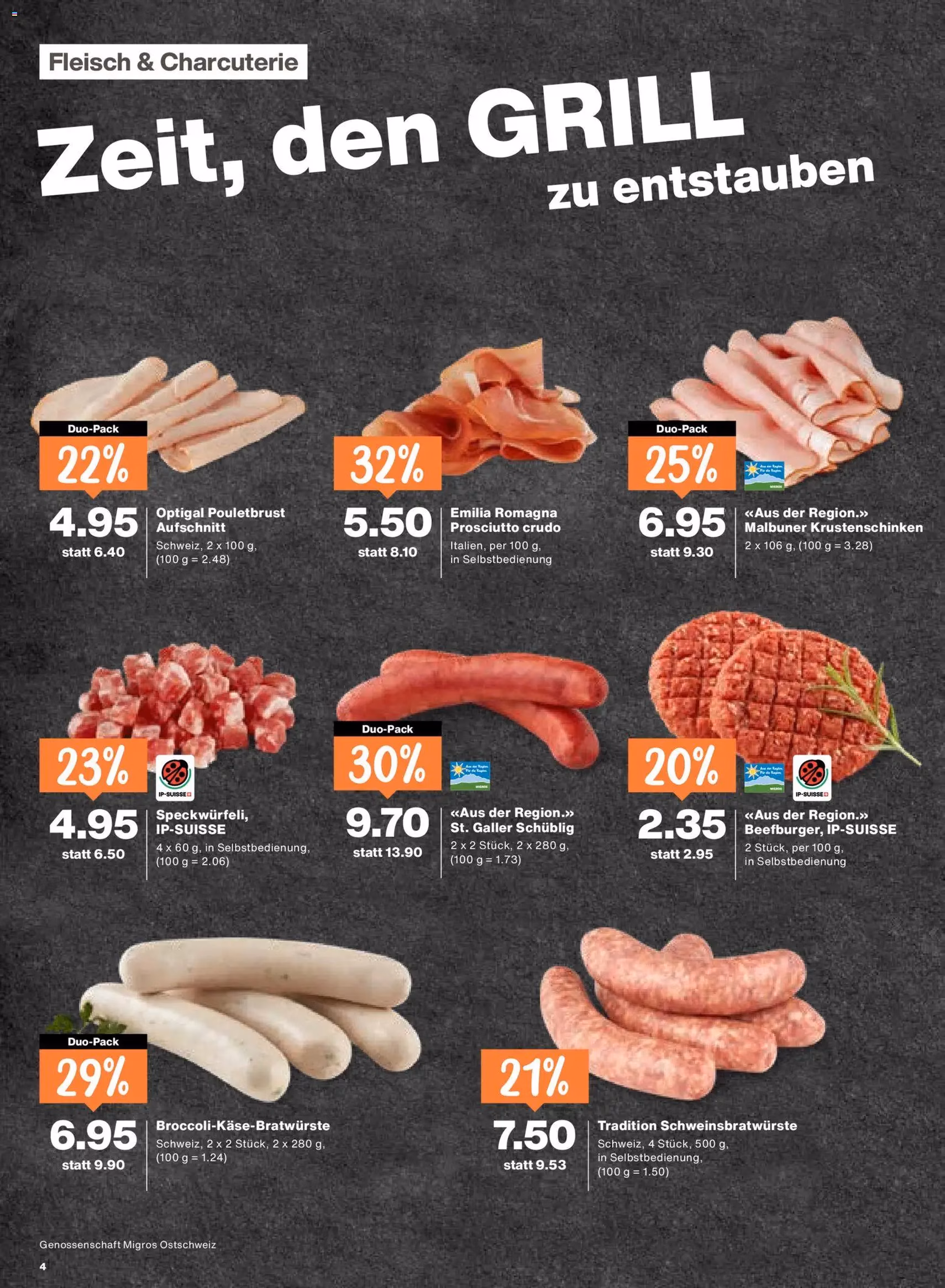 Migros aktionen - Gültiger Prospekt ab 02.04.2026, Seite 4 von insgesamt 24