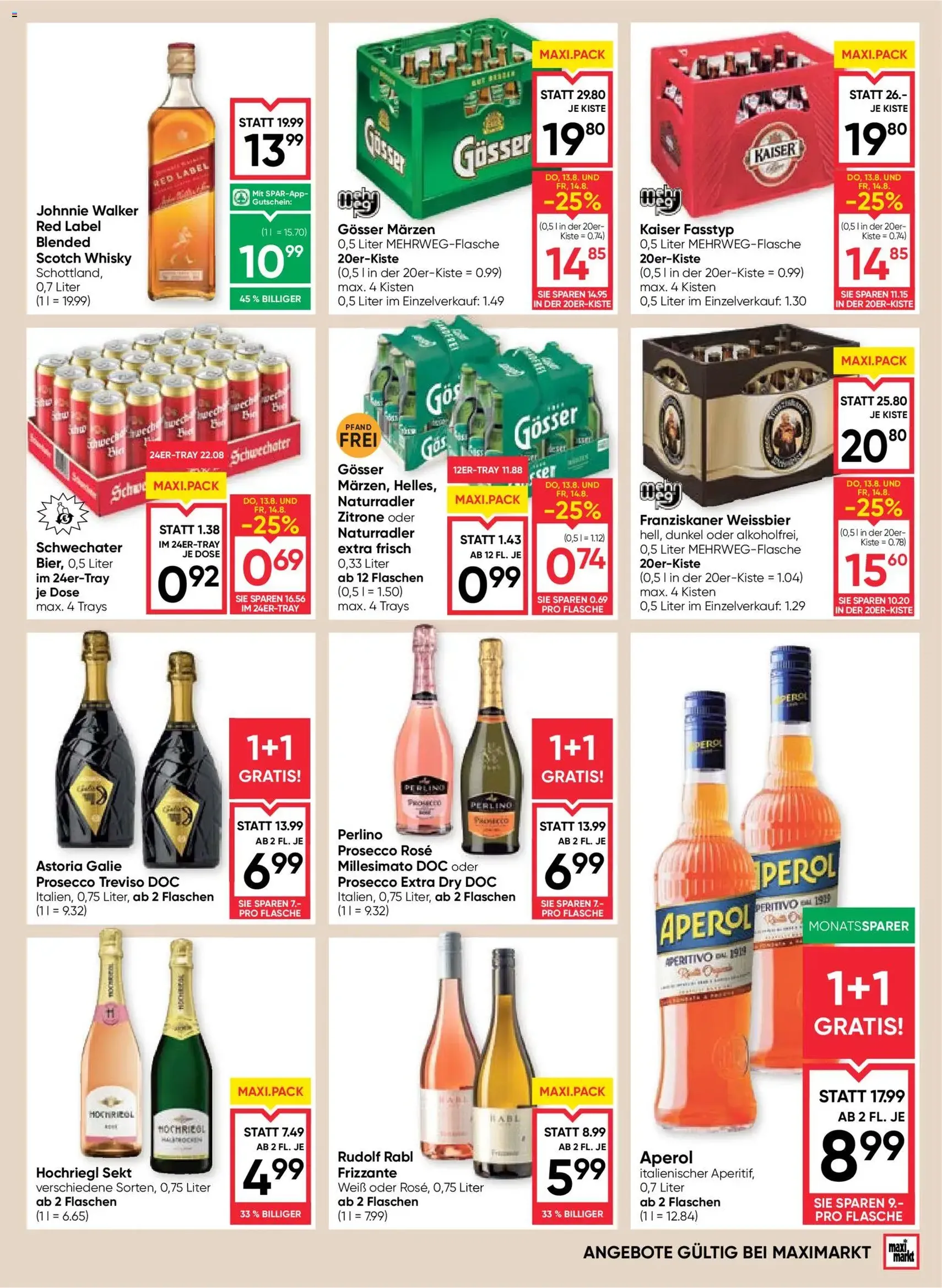 Maximarkt Flugblatt - Gültiger Prospekt ab 13.08.2026, Seite 13 von insgesamt 24