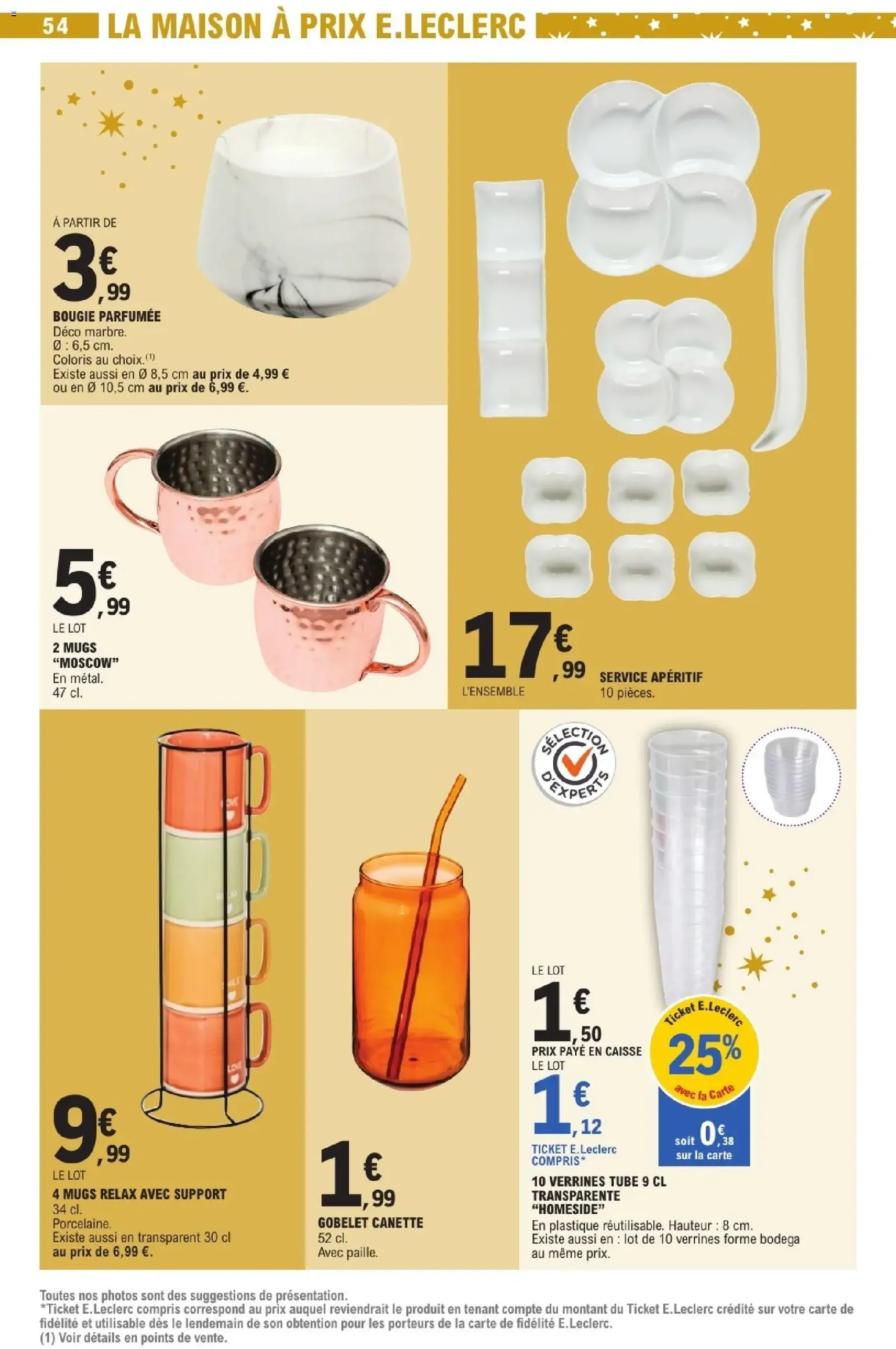 E.Leclerc catalogue semaine 51 - brochure valable à partir du 16/12/2025, page 54 sur 64