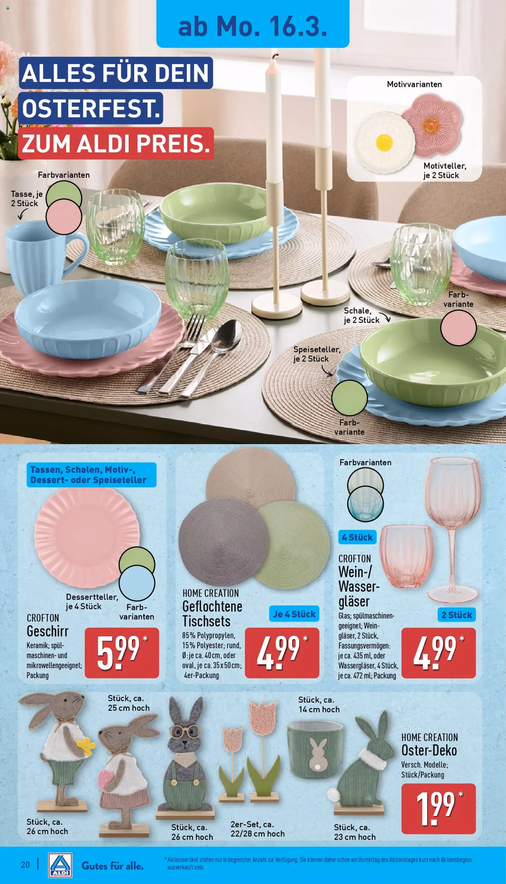 Aldi Prospekt - Gültiger Prospekt ab 16.03.2026, Seite 20 von insgesamt 42