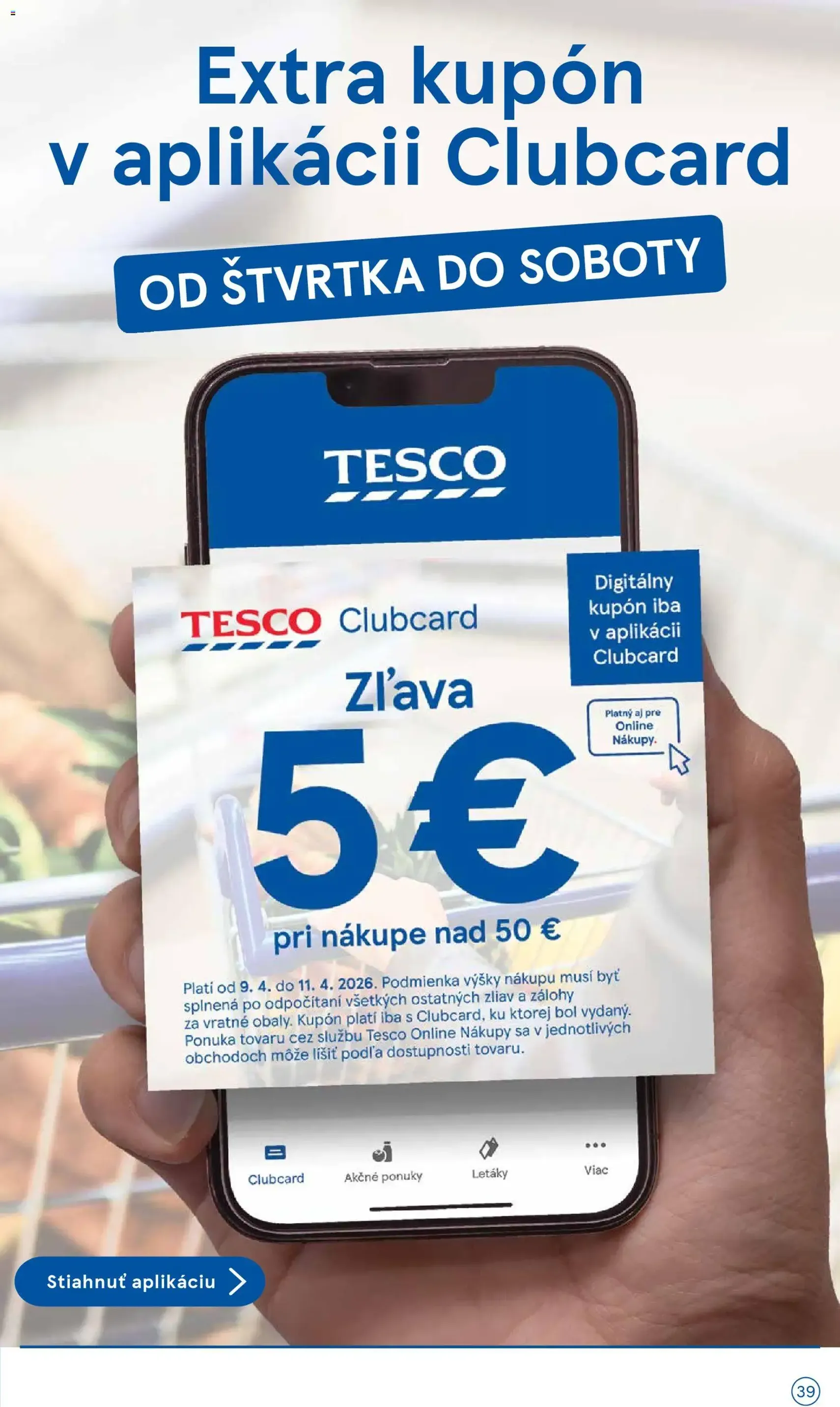 Tesco Hypermarket - leták - platný leták od 08.04.2026 strana 39 z 43