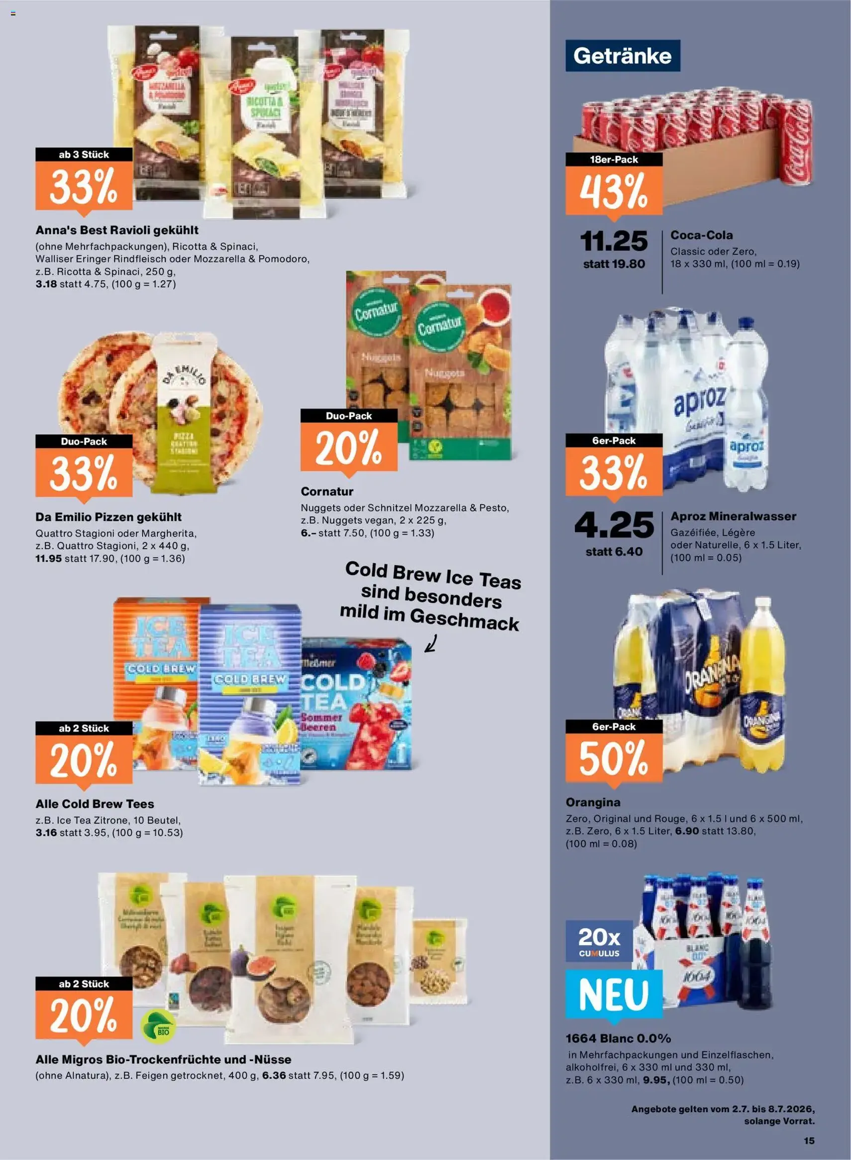 Migros aktionen - Gültiger Prospekt ab 02.07.2026, Seite 15 von insgesamt 24