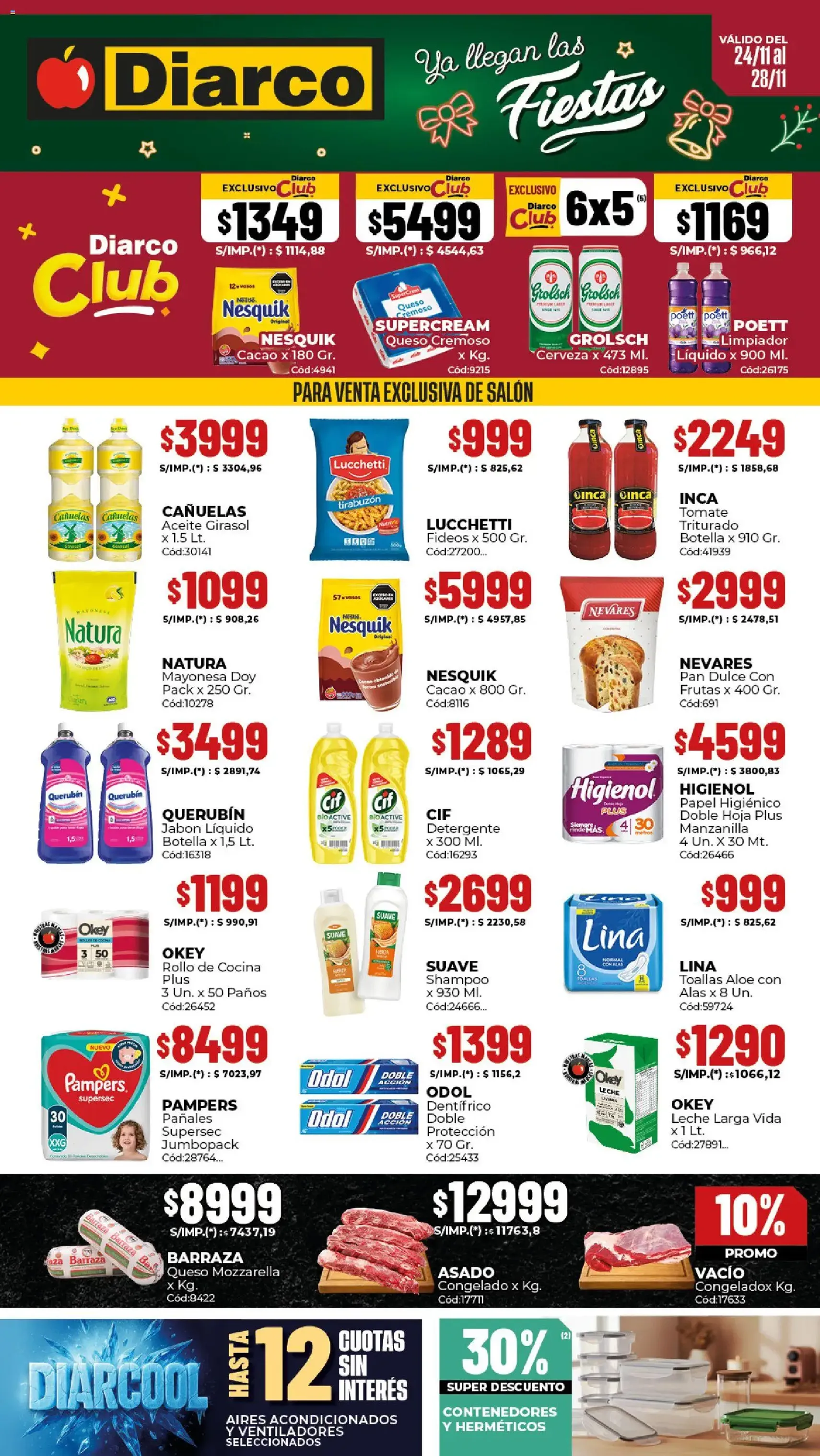 Diarco - Ofertas - folleto válido desde 24/11/2025 página 1 de 23