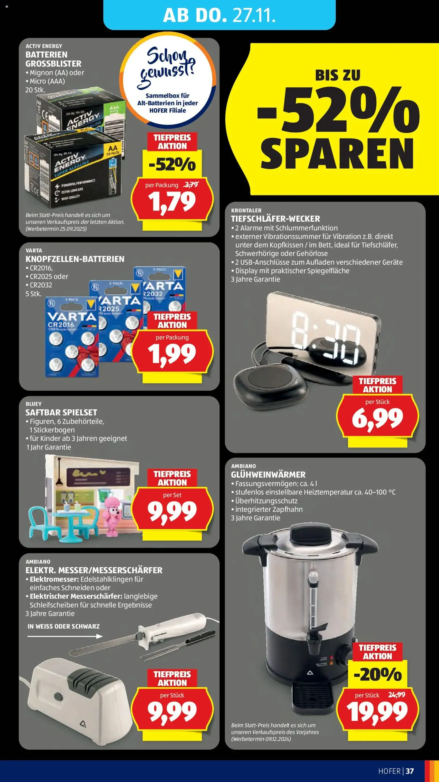 Hofer - Black Friday - Gültiger Prospekt ab 21.11.2025, Seite 51 von insgesamt 63