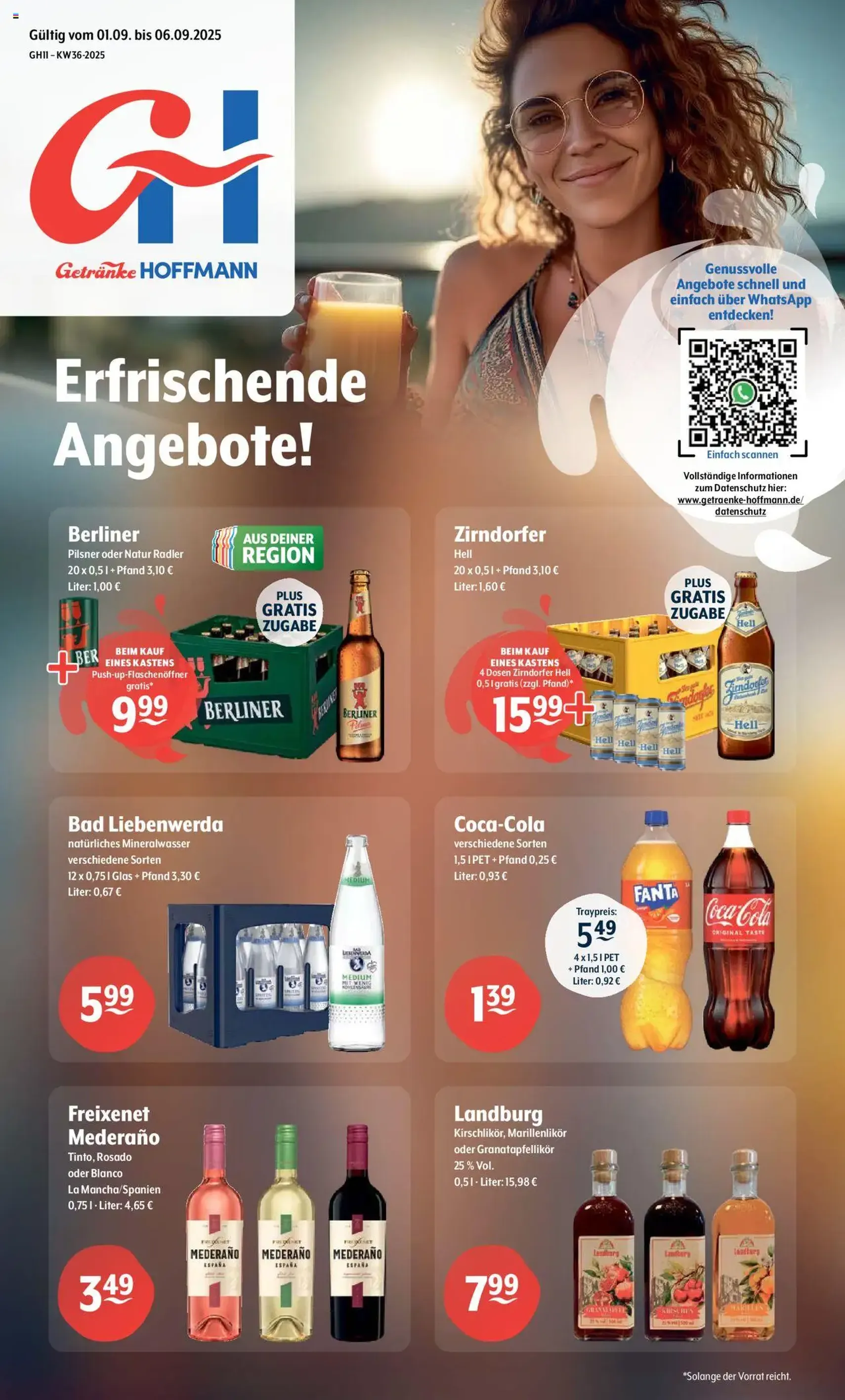Trink und Spare Prospekt - Gültiger Prospekt ab 01.09.2025, Seite 1 von insgesamt 8